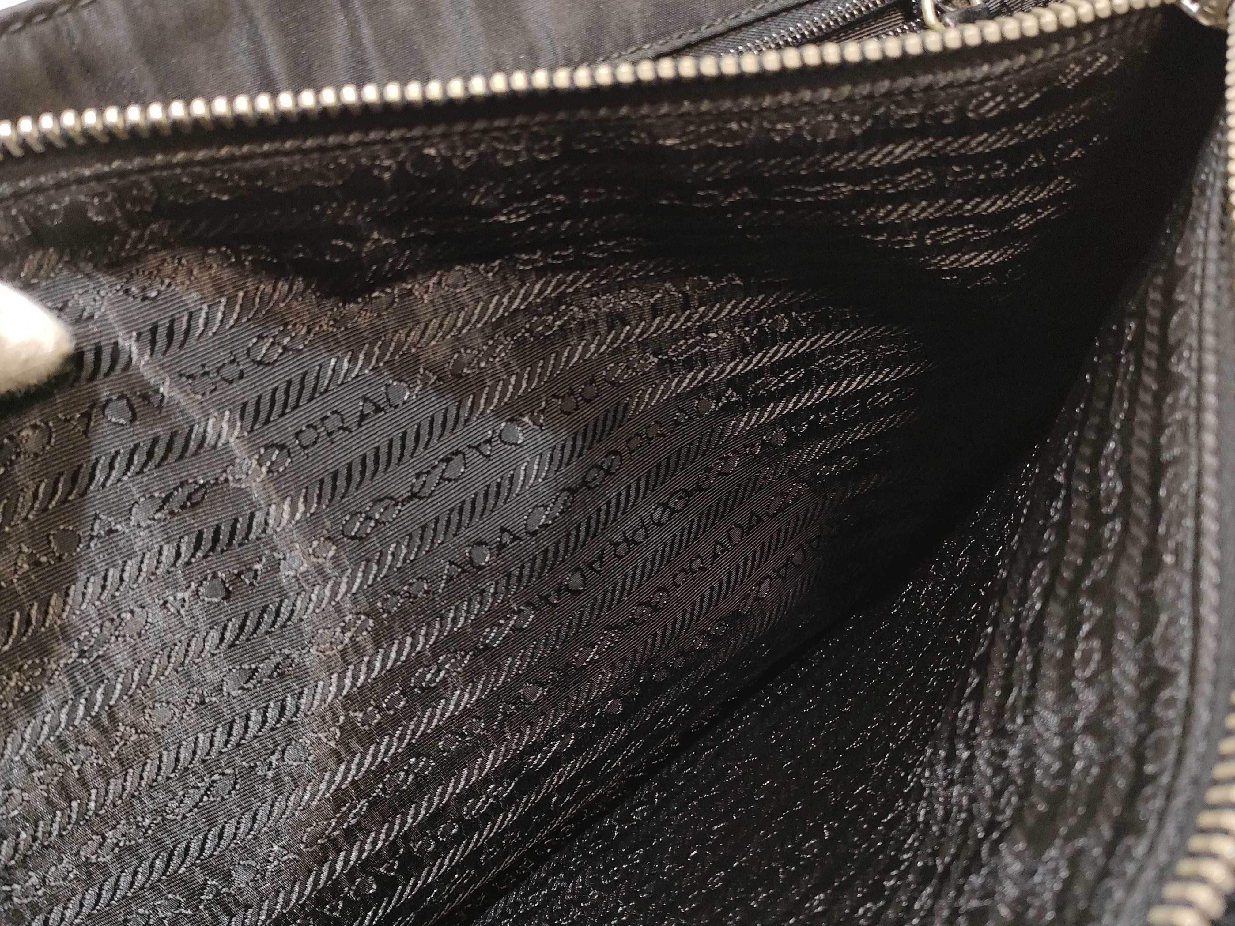 business bag, briefcase, leather and nylon, black. — view 10