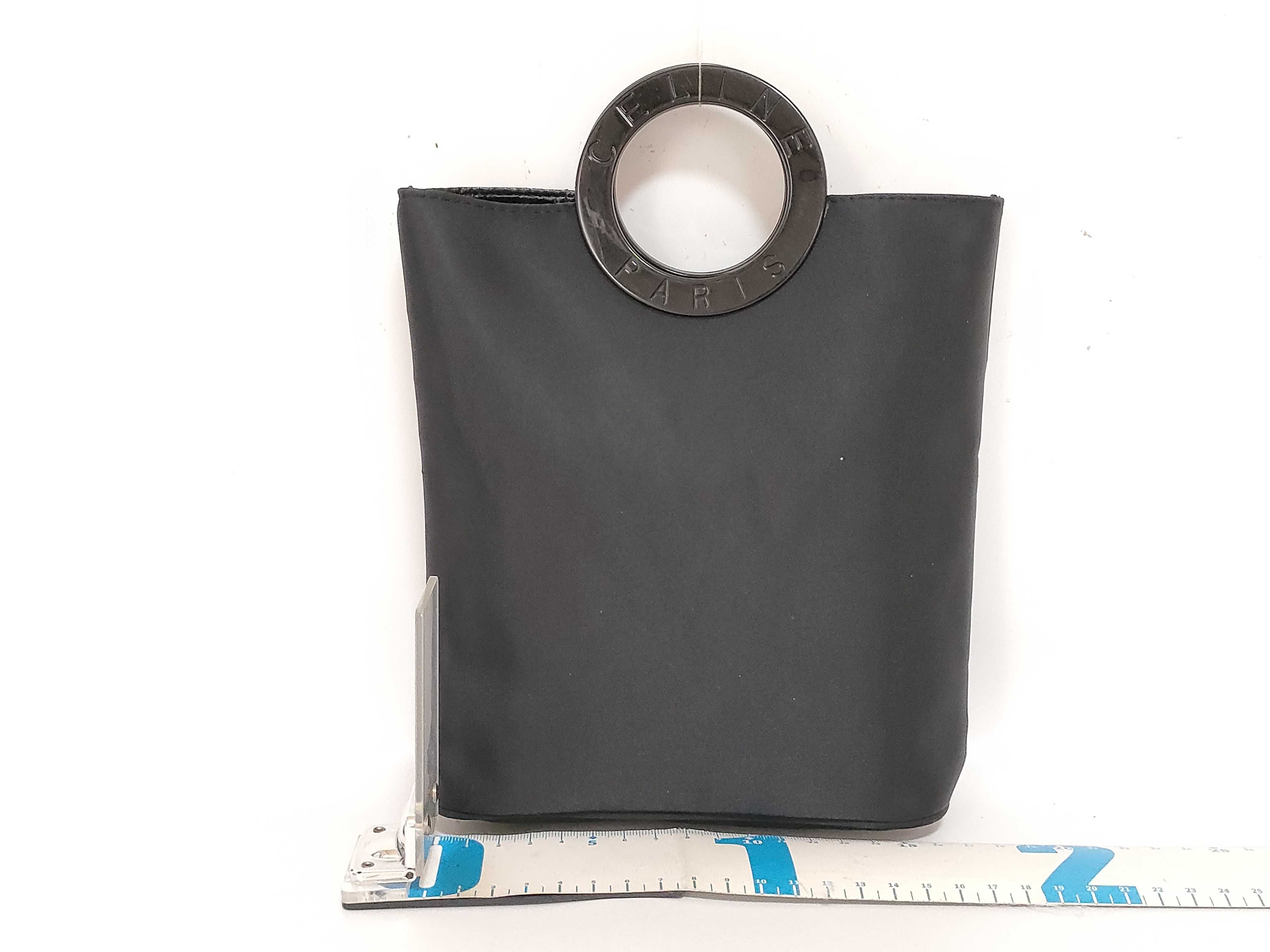 Mini Nylon Handbag, Black — view 2