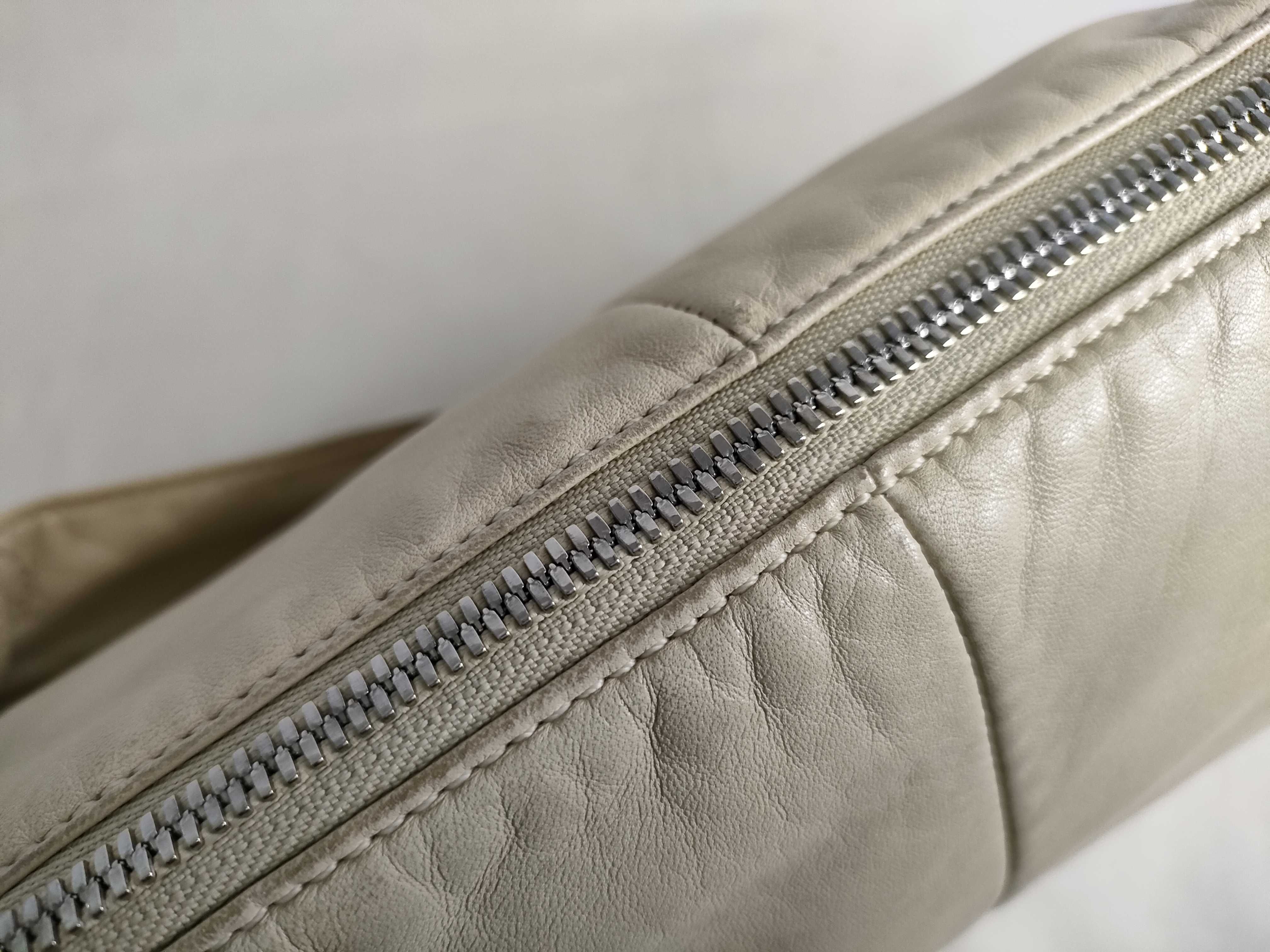 Nappa Leather One-Shoulder Anagram Shoulder Bag — view 8