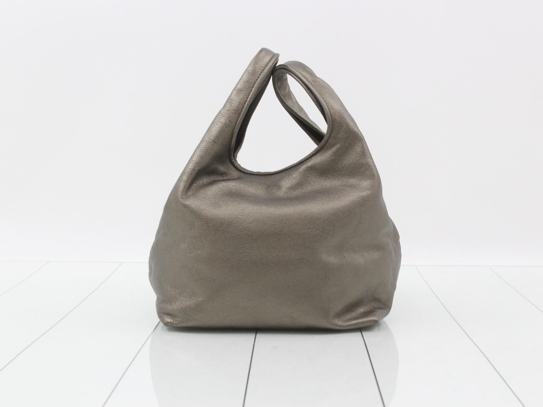 handbag, women's, Carrie PM, bronze and gold. — view 2