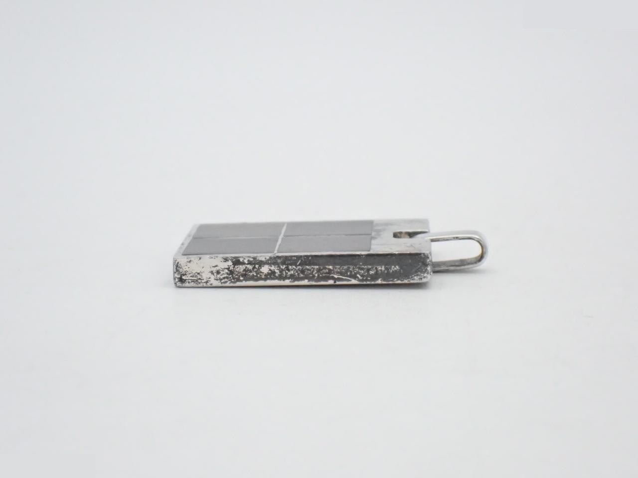 925 Top Damier Graphite Pendentif Damier 4 12.3g — view 3