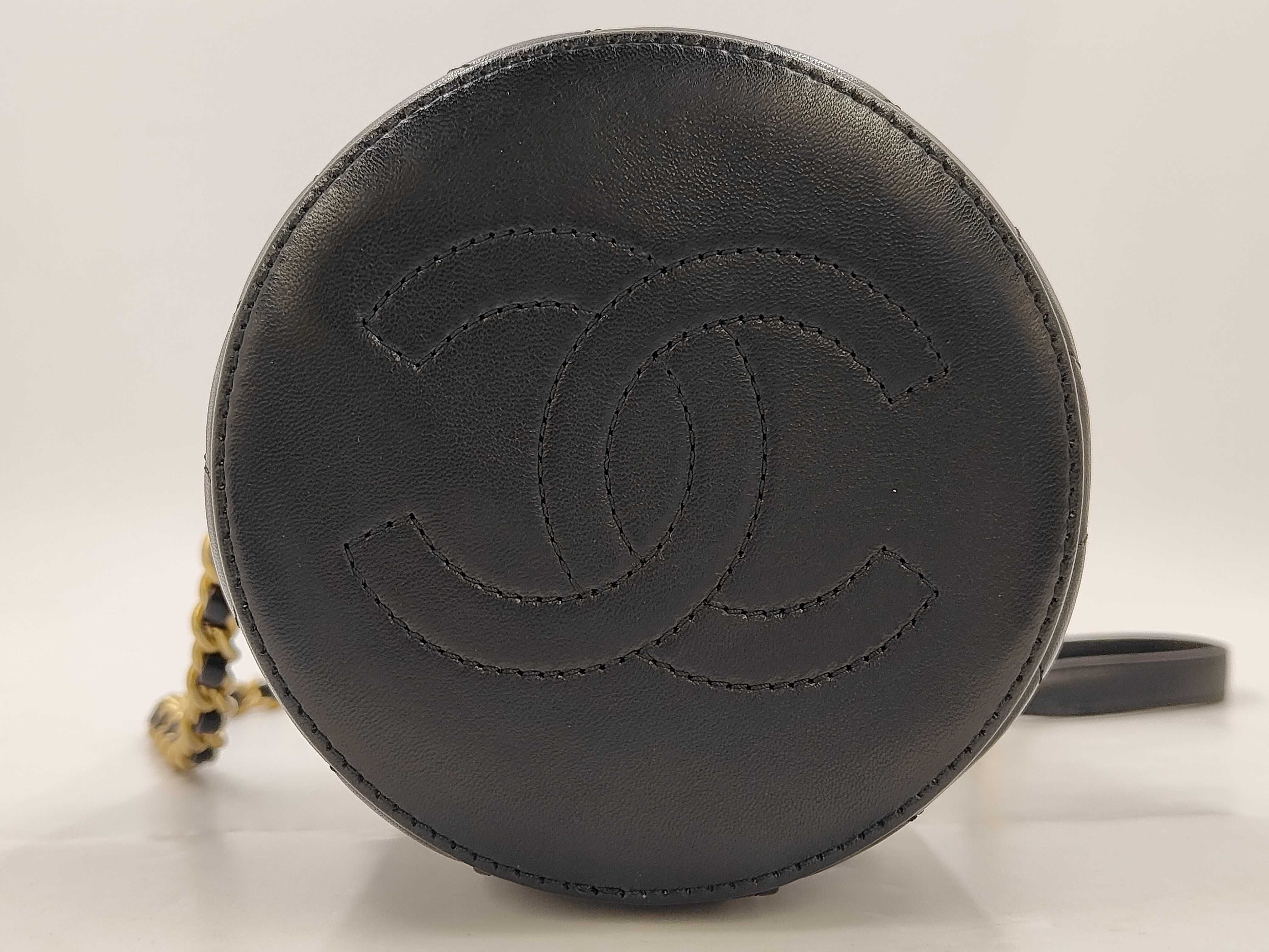 Box Black Quilted Makeup Bag — view 8