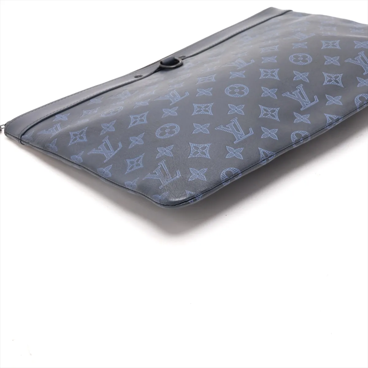 Monogram Shadow Pochette Discovery M80425 UB1201 Blue — view 4