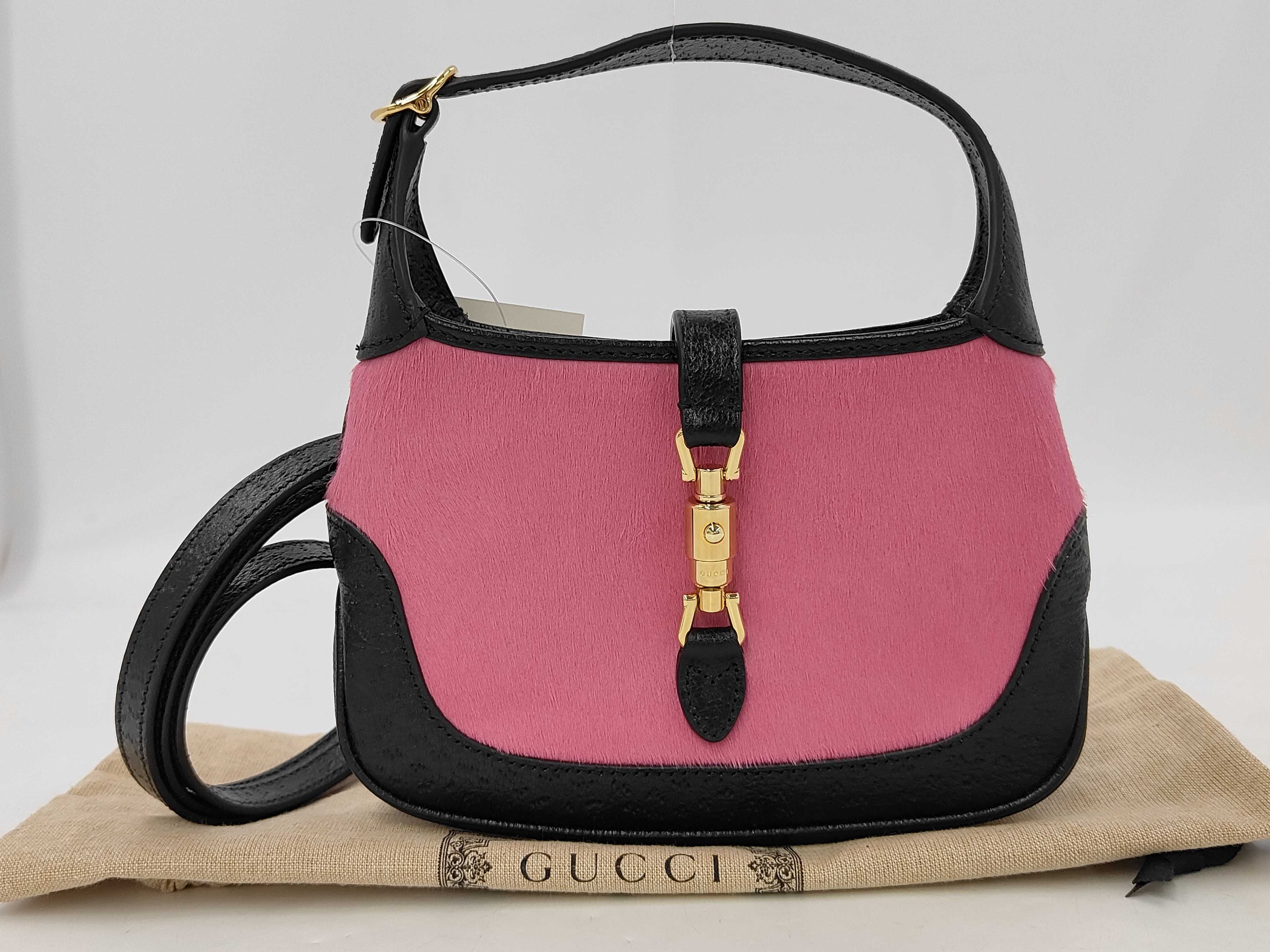 Jackie 1961 Calf Hair x Leather Handbag