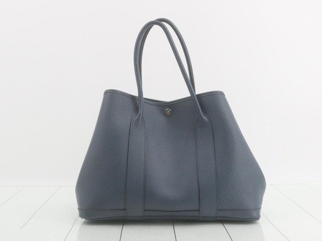 Garden Party, T-stamped, Negonda leather, blue, silver hardware. — view 2