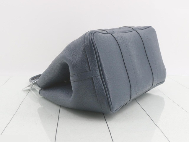 Garden Party, T-stamped, Negonda leather, blue, silver hardware. — view 5