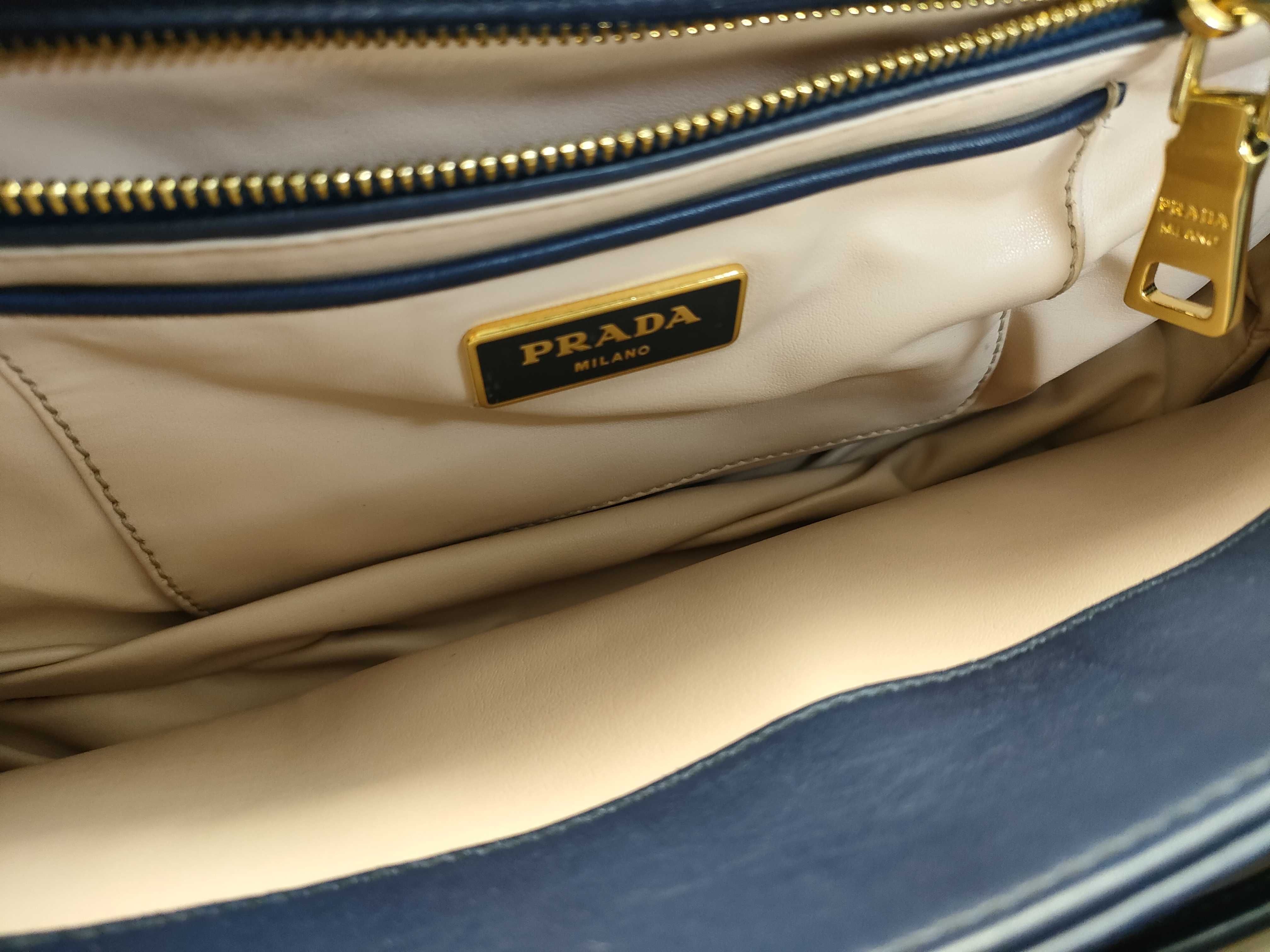 Turnlock Denim Chain Shoulder Bag — view 11