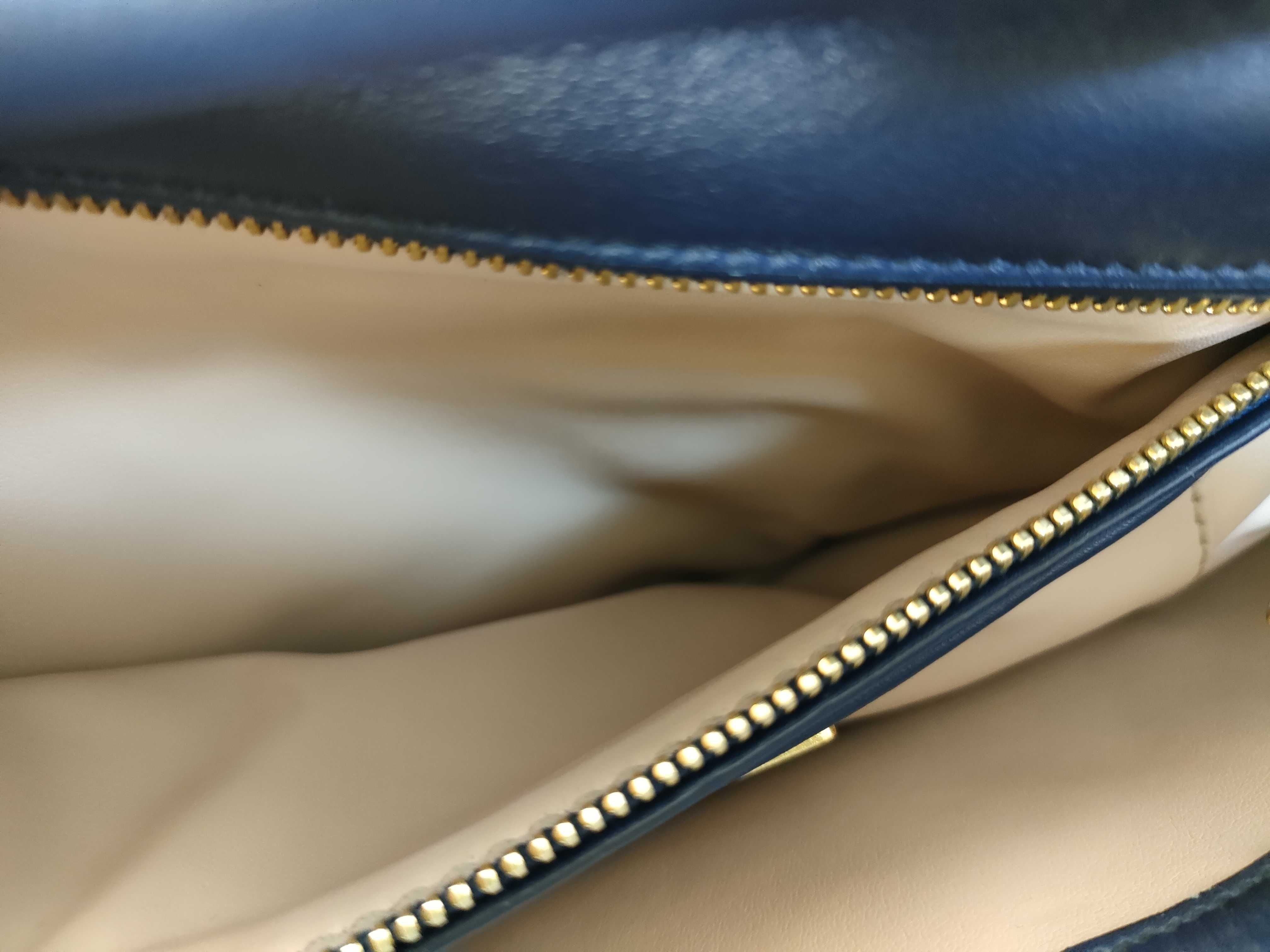 Turnlock Denim Chain Shoulder Bag — view 12