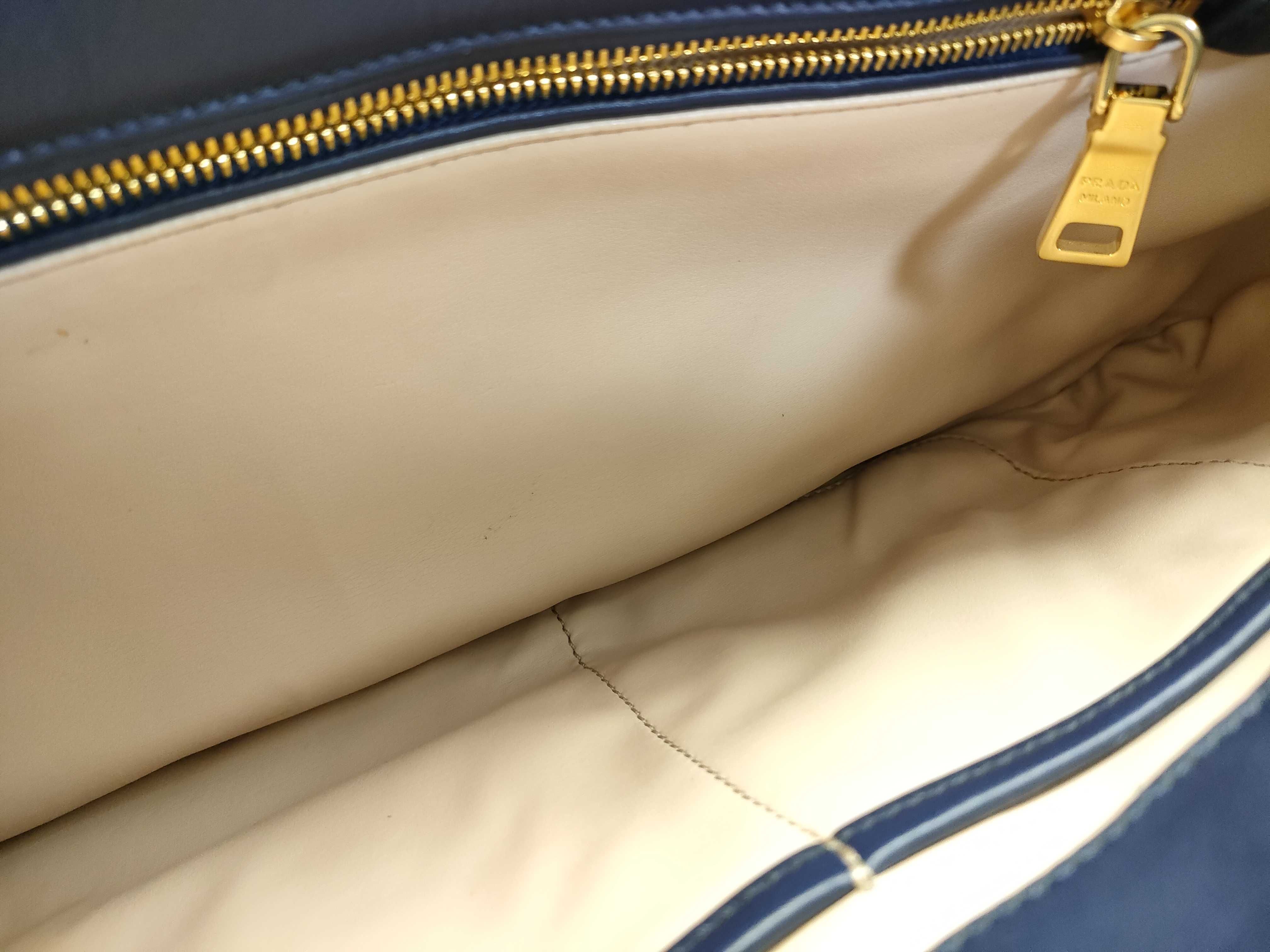 Turnlock Denim Chain Shoulder Bag — view 10