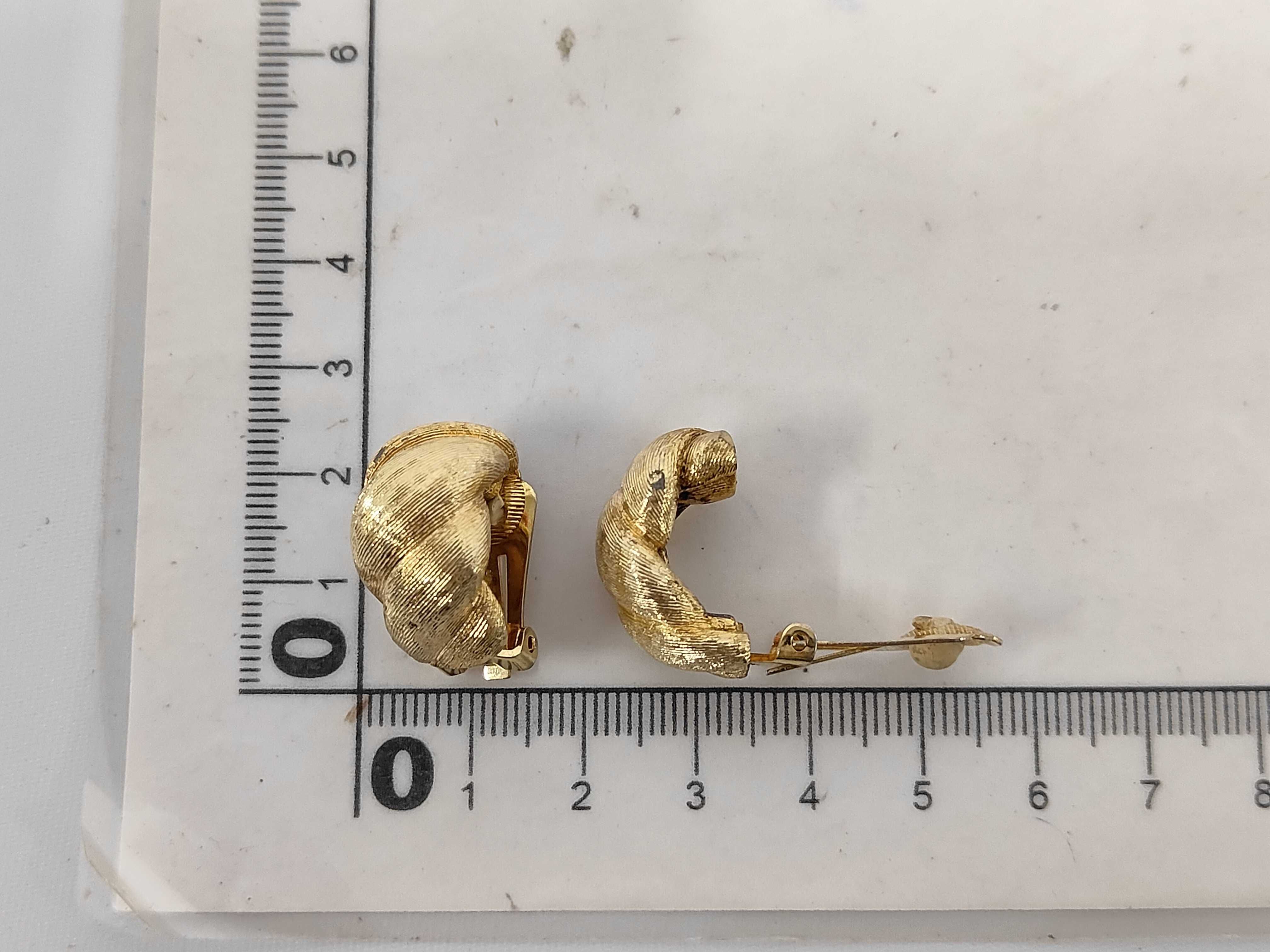 Vintage Twist Knot Gold Earrings — view 7