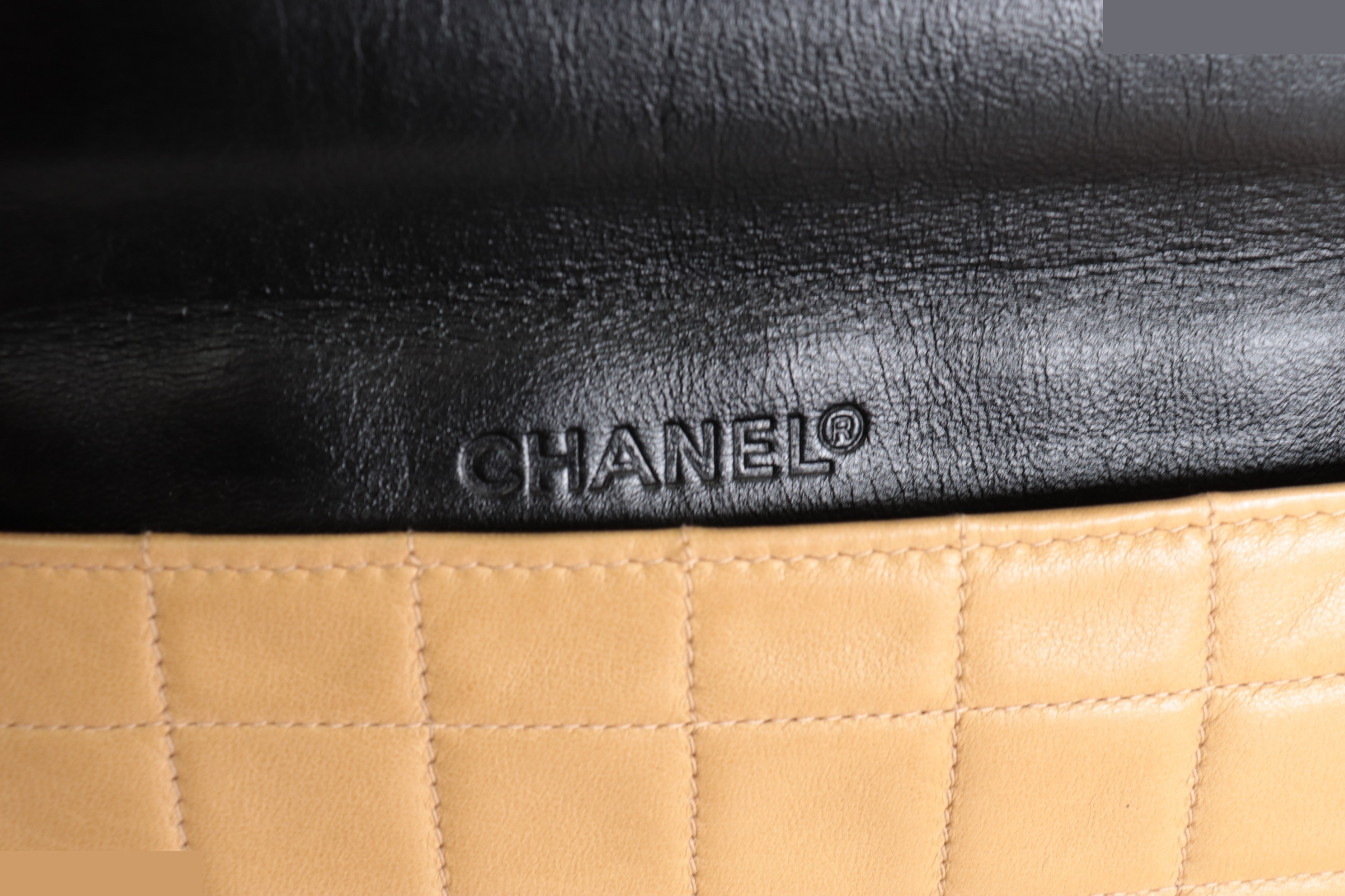 2.55 Bicolor Lambskin Chain Shoulder Bag, Series 6 — view 8
