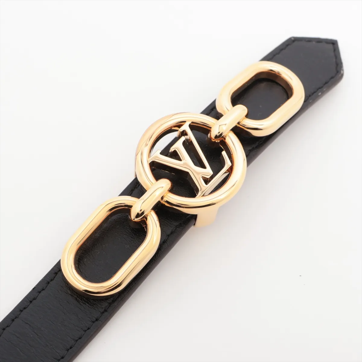 M0510X Belt LV Circle Prime 20MM Reversible BC0242 Belt 75 PVC x Leather Black x Brown — view 2
