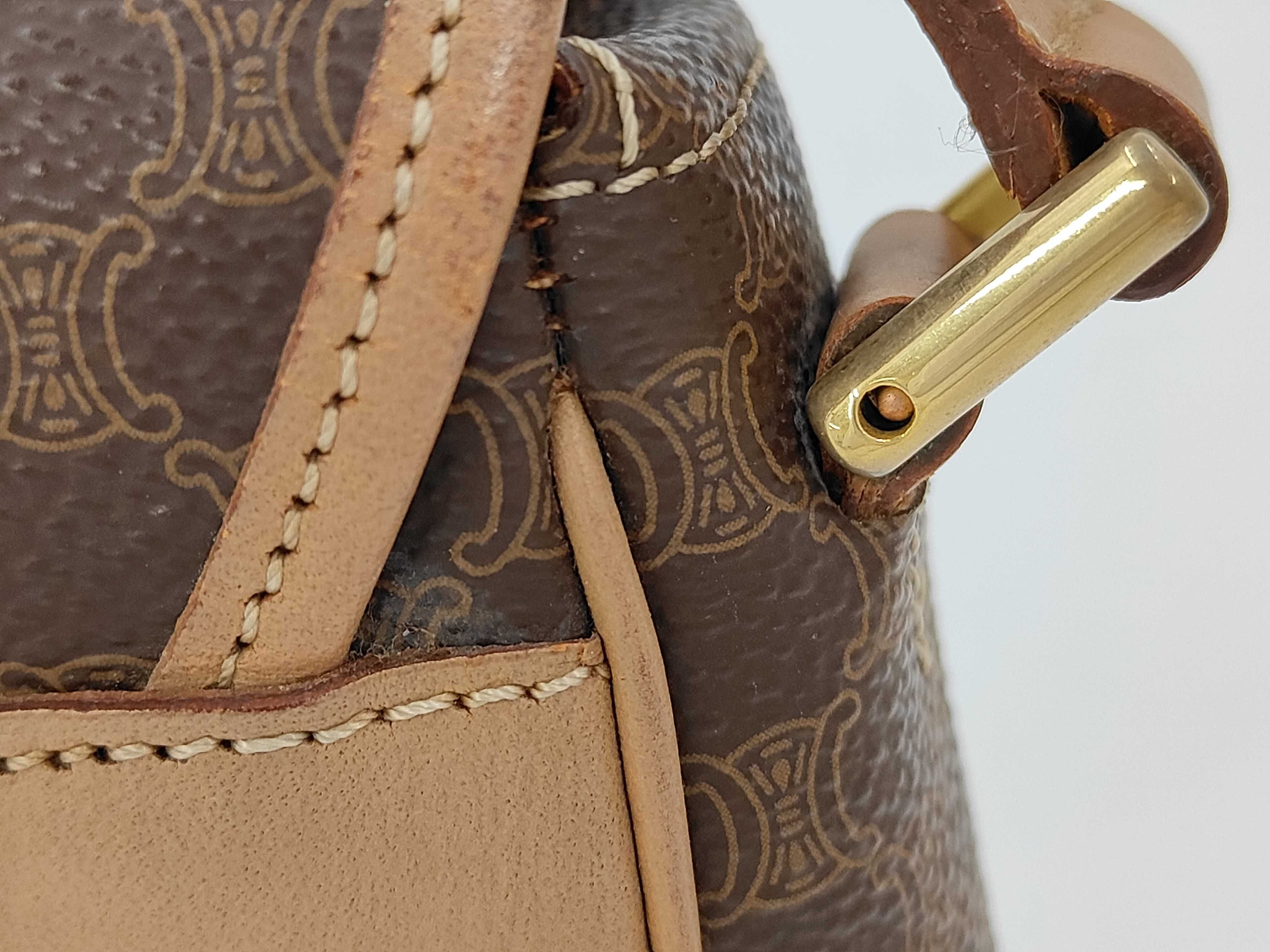 Macadam Shoulder Bag, Brown — view 3