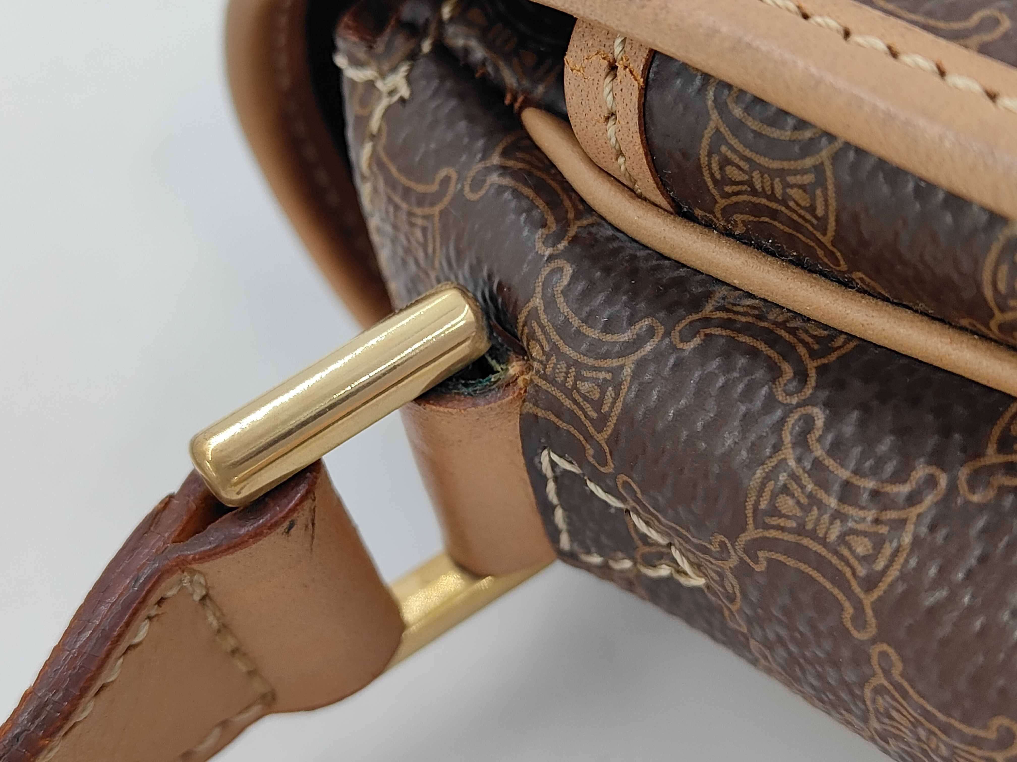 Macadam Shoulder Bag, Brown — view 6