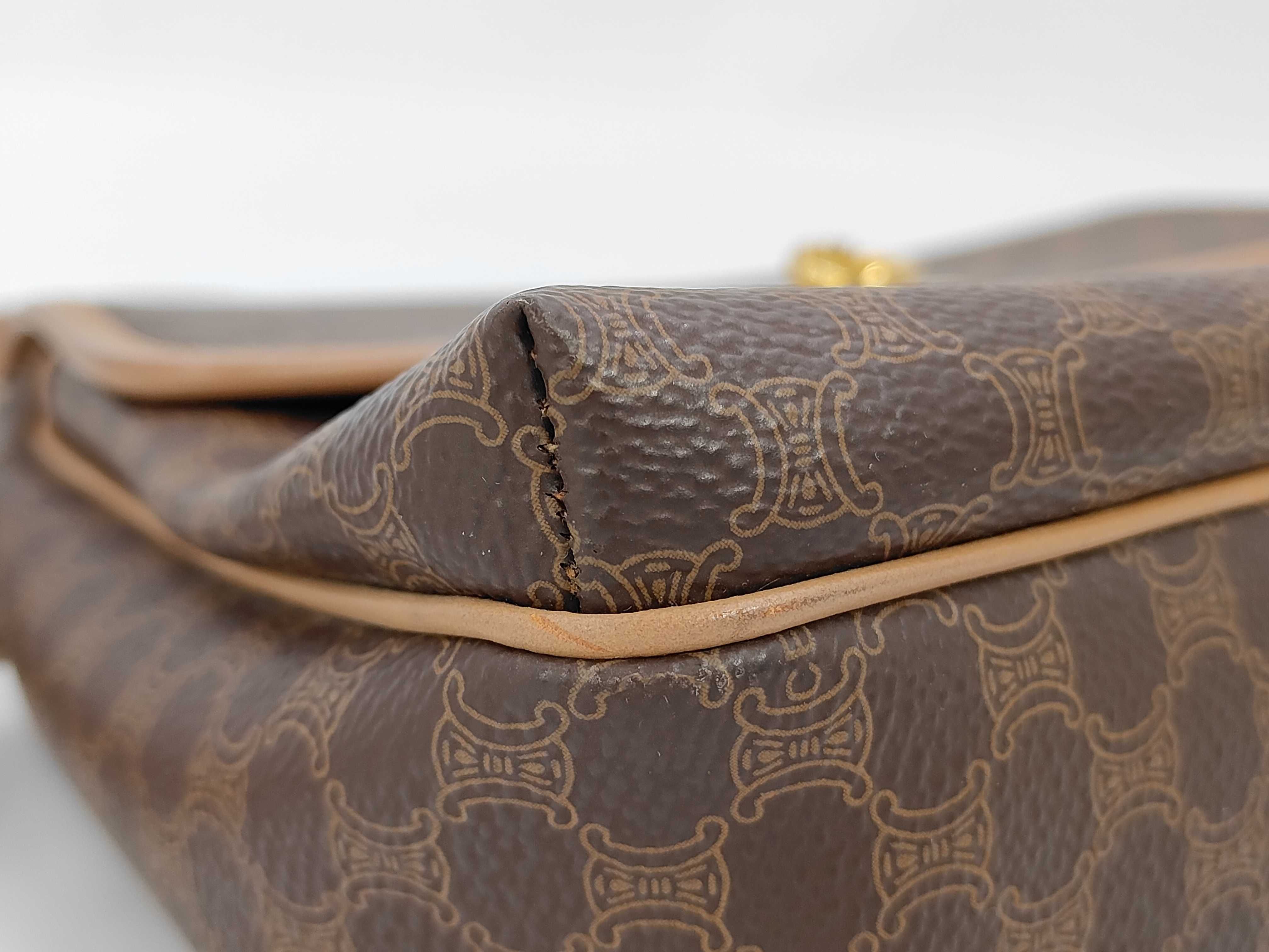 Macadam Shoulder Bag, Brown — view 7
