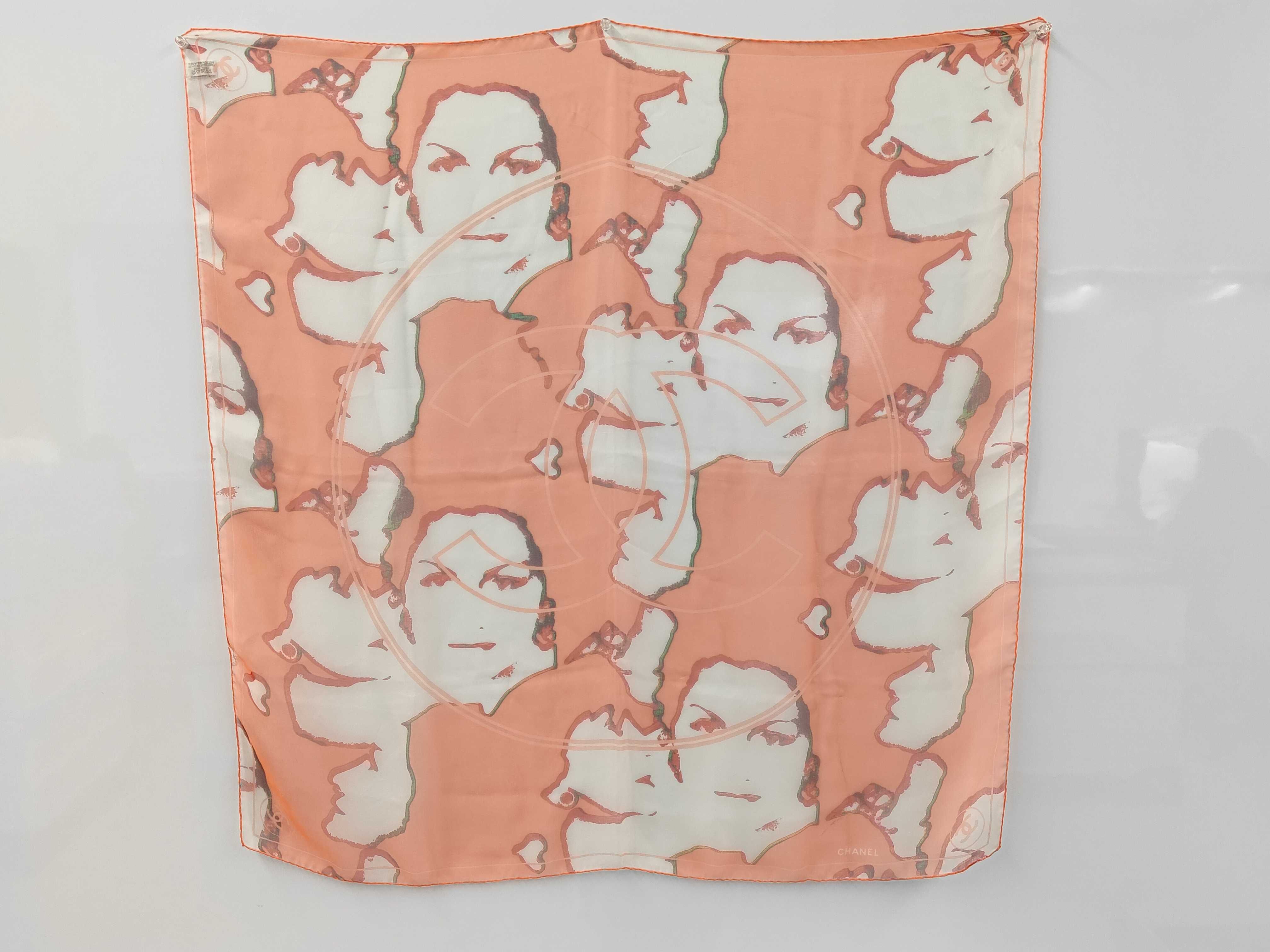 sheer scarf, pink, other accessories