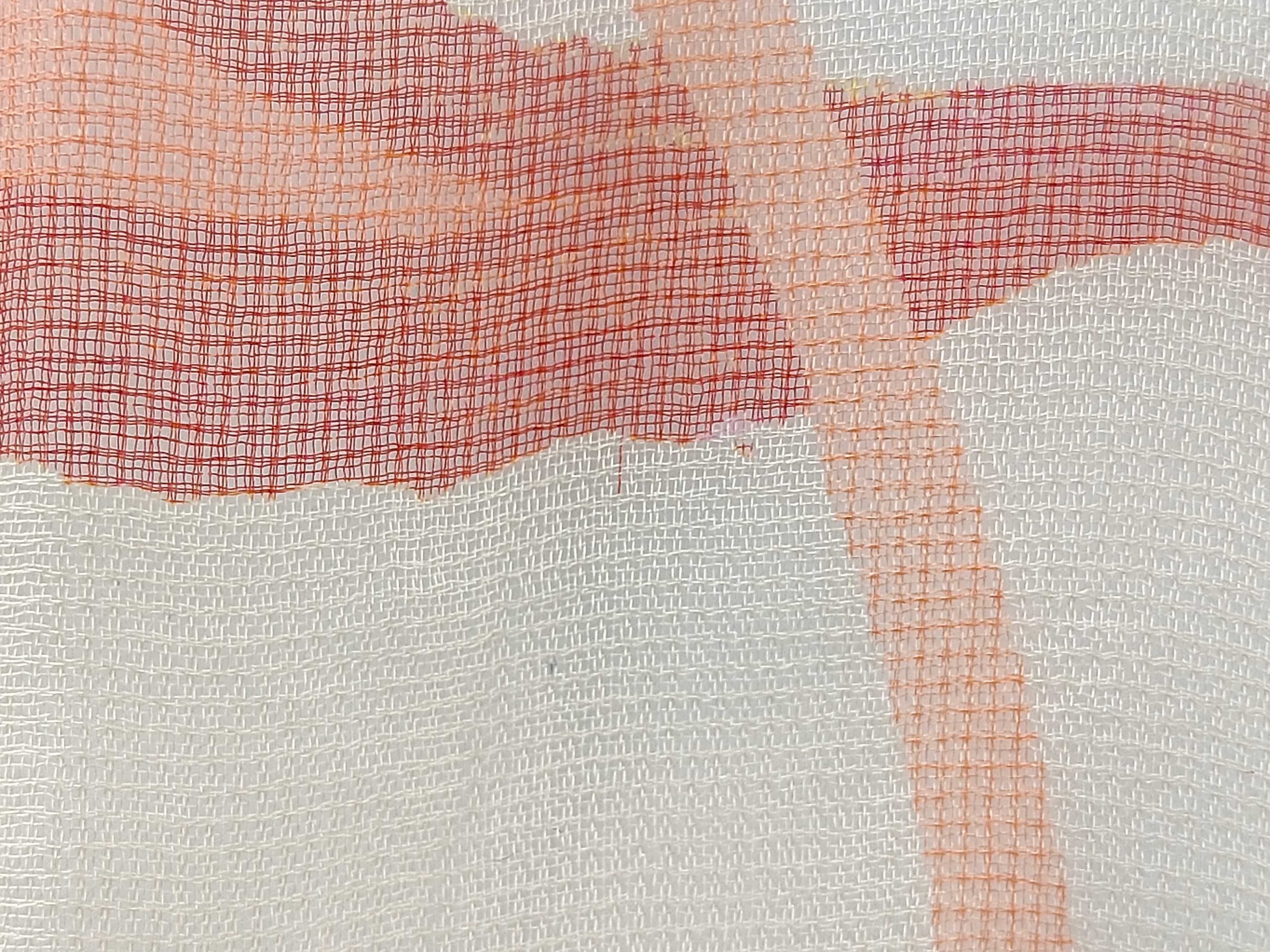 sheer scarf, pink, other accessories — view 6