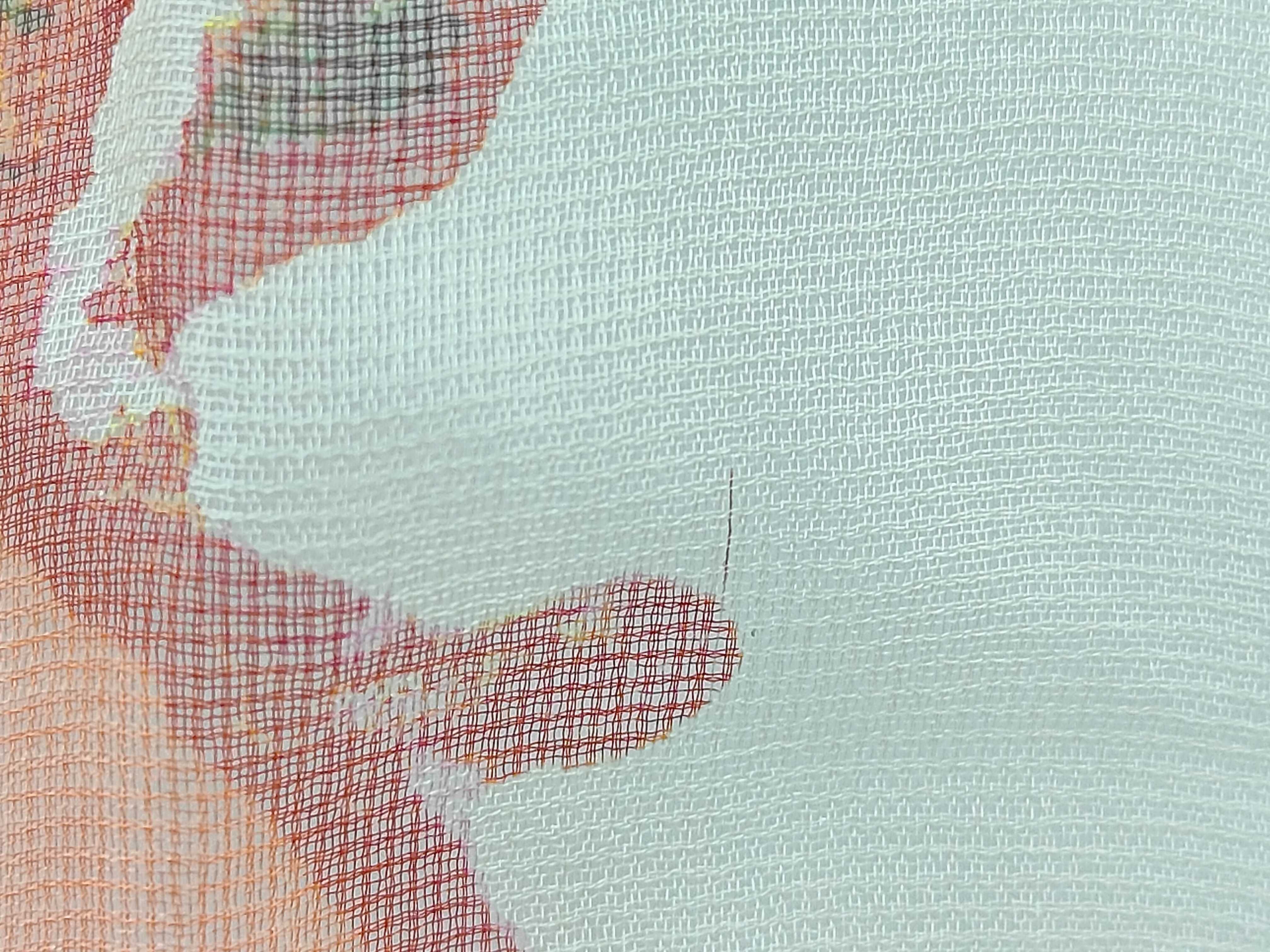 sheer scarf, pink, other accessories — view 7
