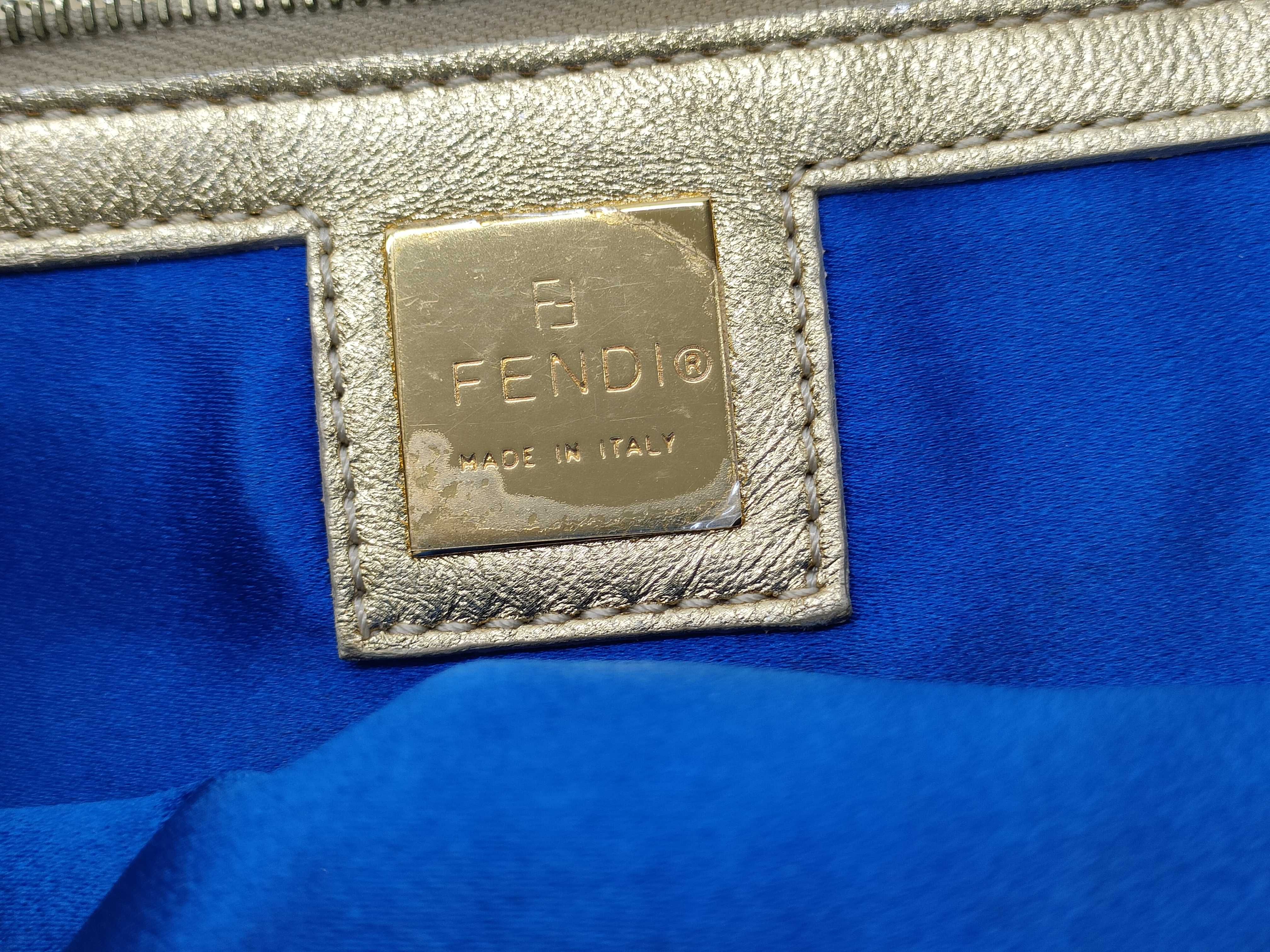 Zucca pattern Fendi Mamma embroidered tote bag — view 11