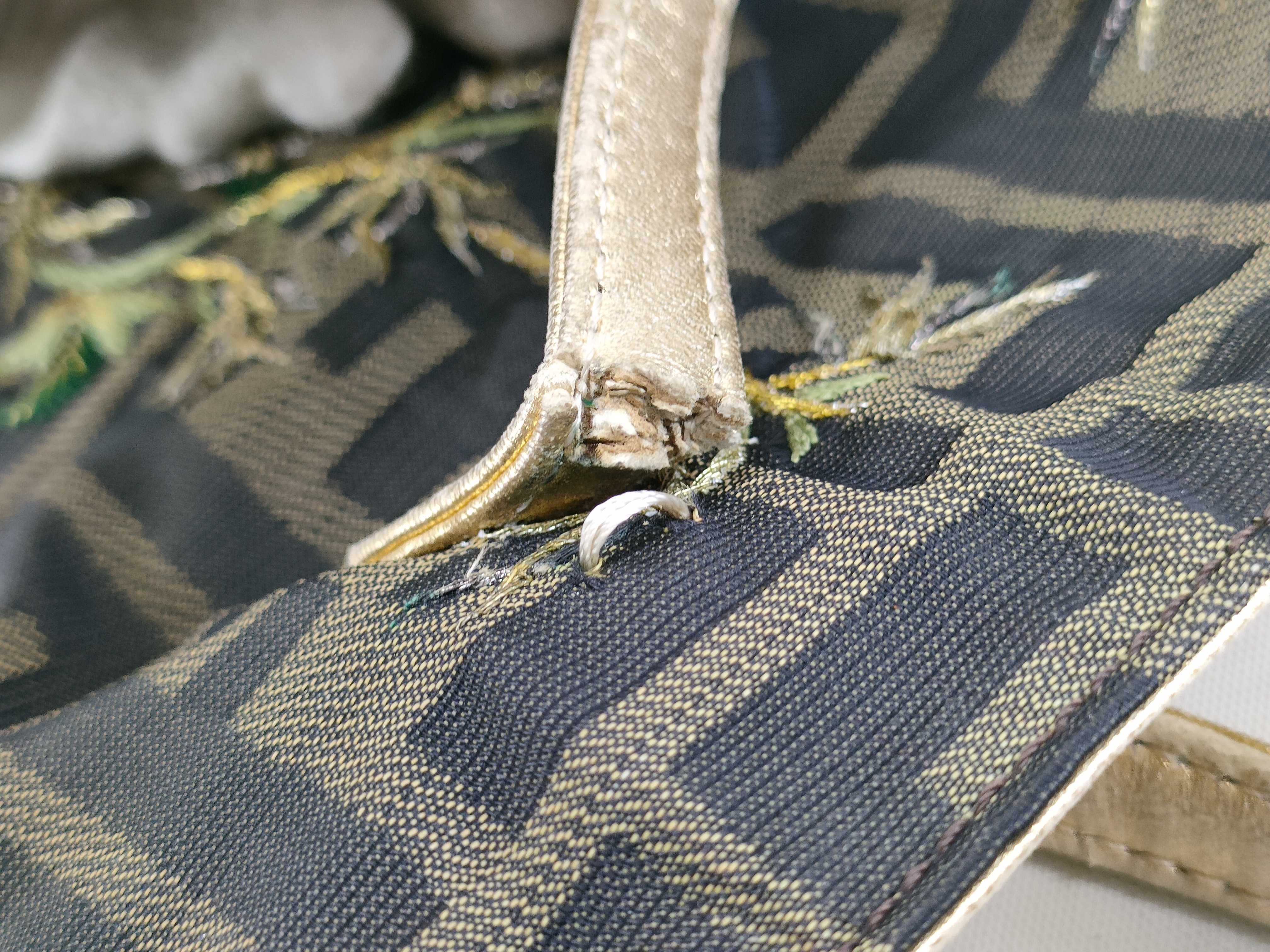 Zucca pattern Fendi Mamma embroidered tote bag — view 15
