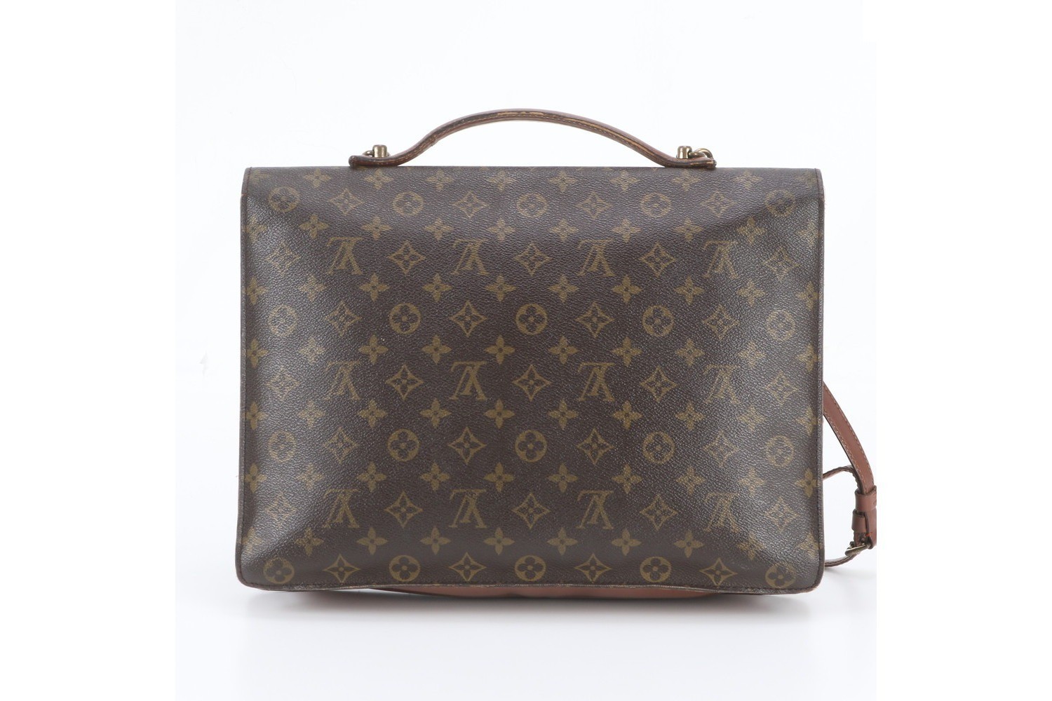 Monogram Porte Documents Bandoulière M53338 Leather 2-Way — view 4