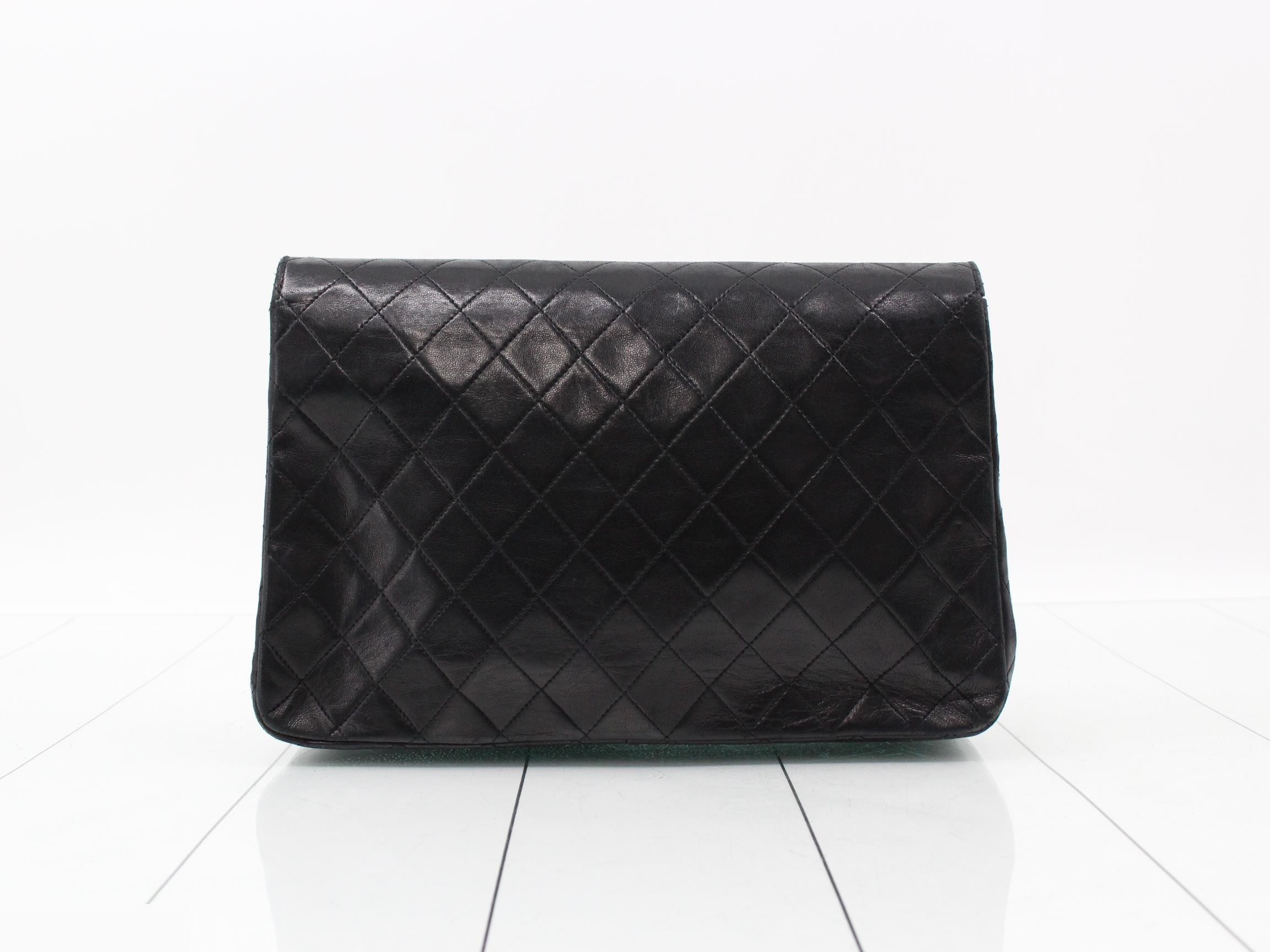 Matelassé Leather Turnlock Chain Shoulder Bag — view 2
