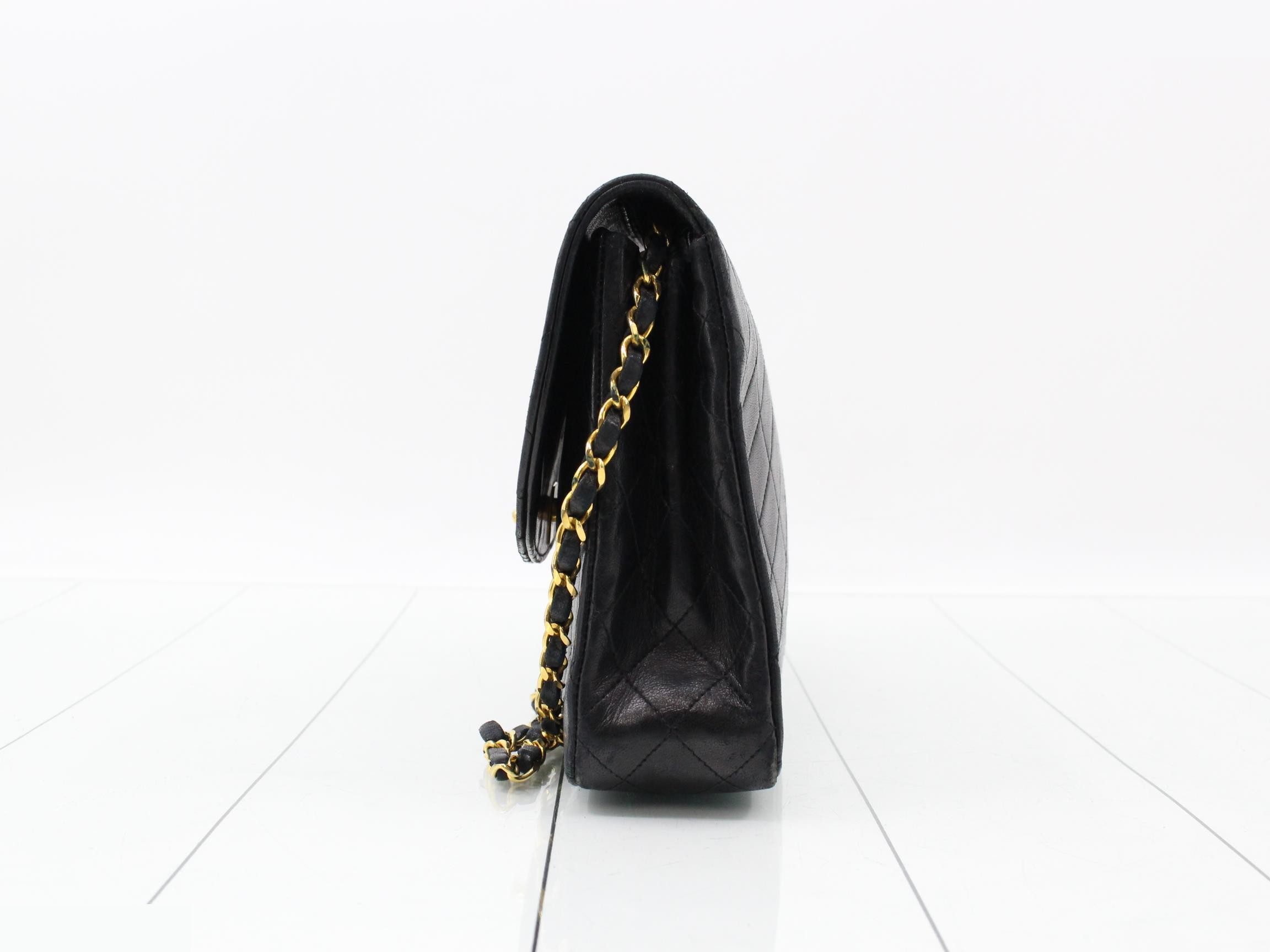 Matelassé Leather Turnlock Chain Shoulder Bag — view 3