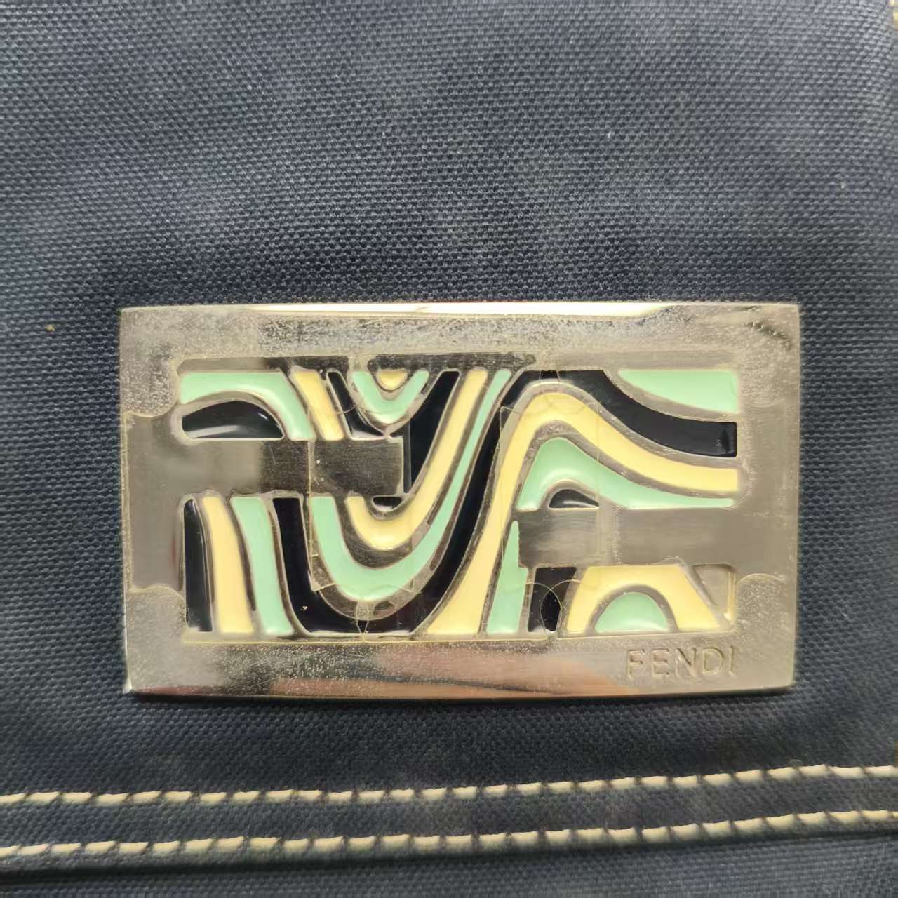 【*Shipped from: China*】FENDI Baguette Denim Handbag — view 13
