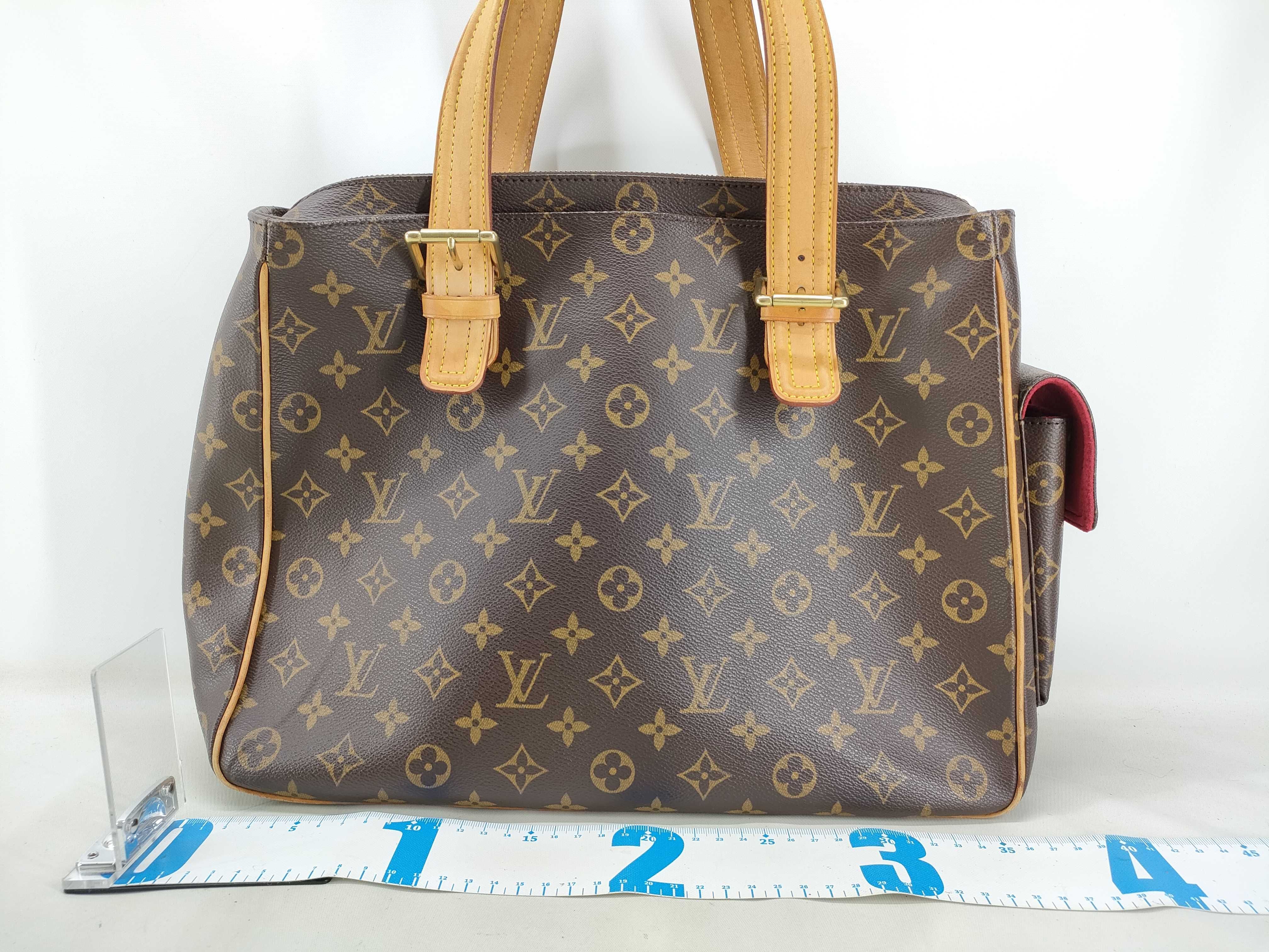 Monogram Leather Tote Bag Handbag — view 2
