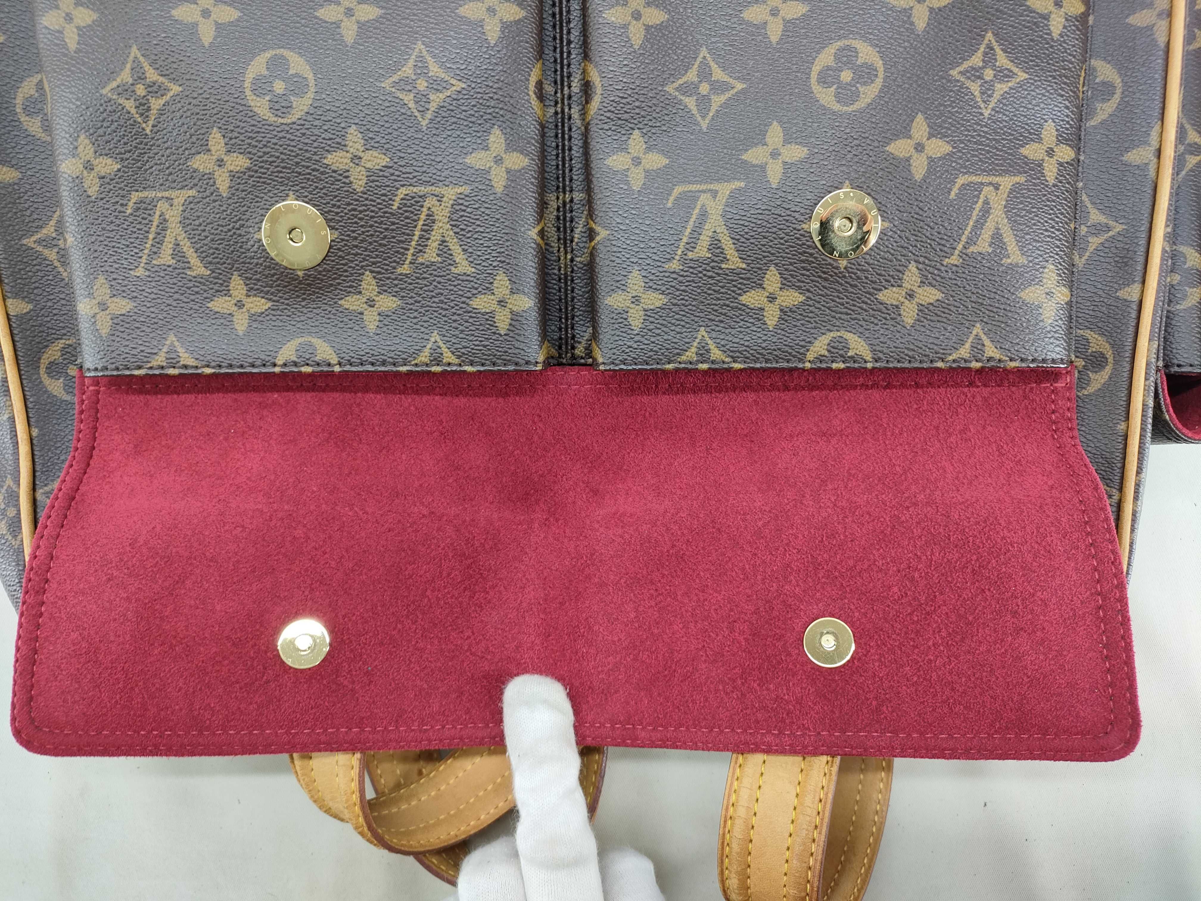 Monogram Leather Tote Bag Handbag — view 13
