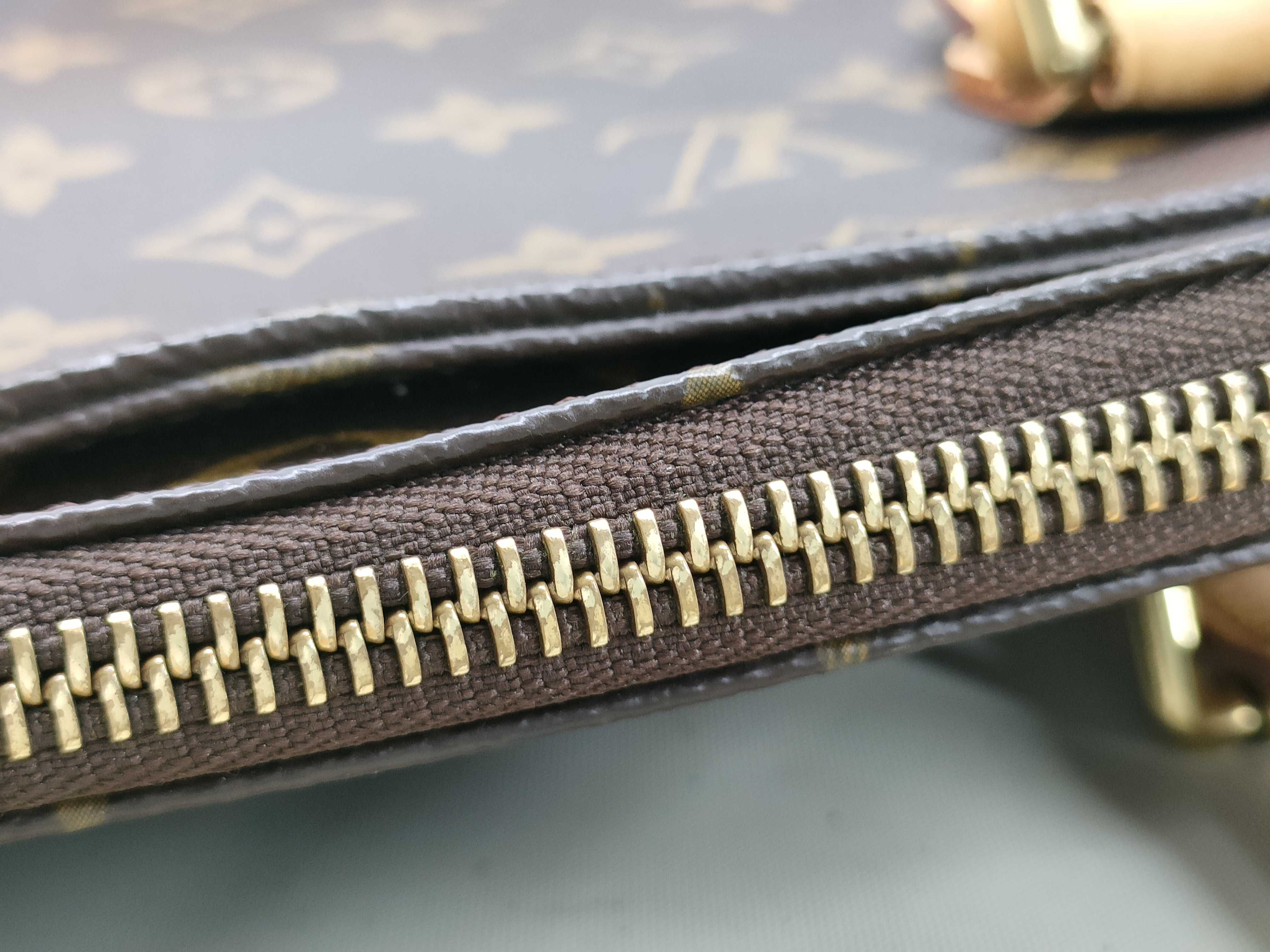 Monogram Leather Tote Bag Handbag — view 8