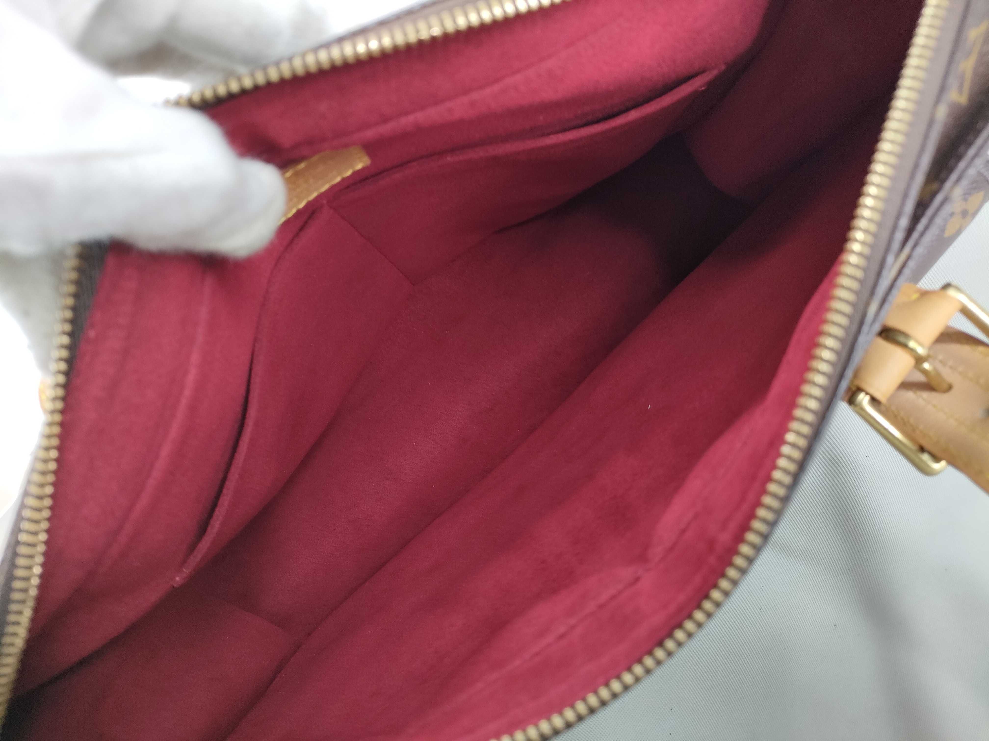 Monogram Leather Tote Bag Handbag — view 9
