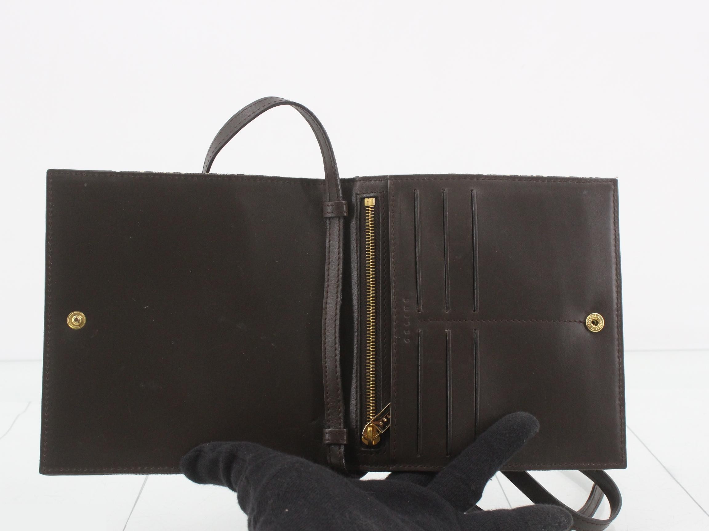 C Macadam Shoulder Wallet — view 4