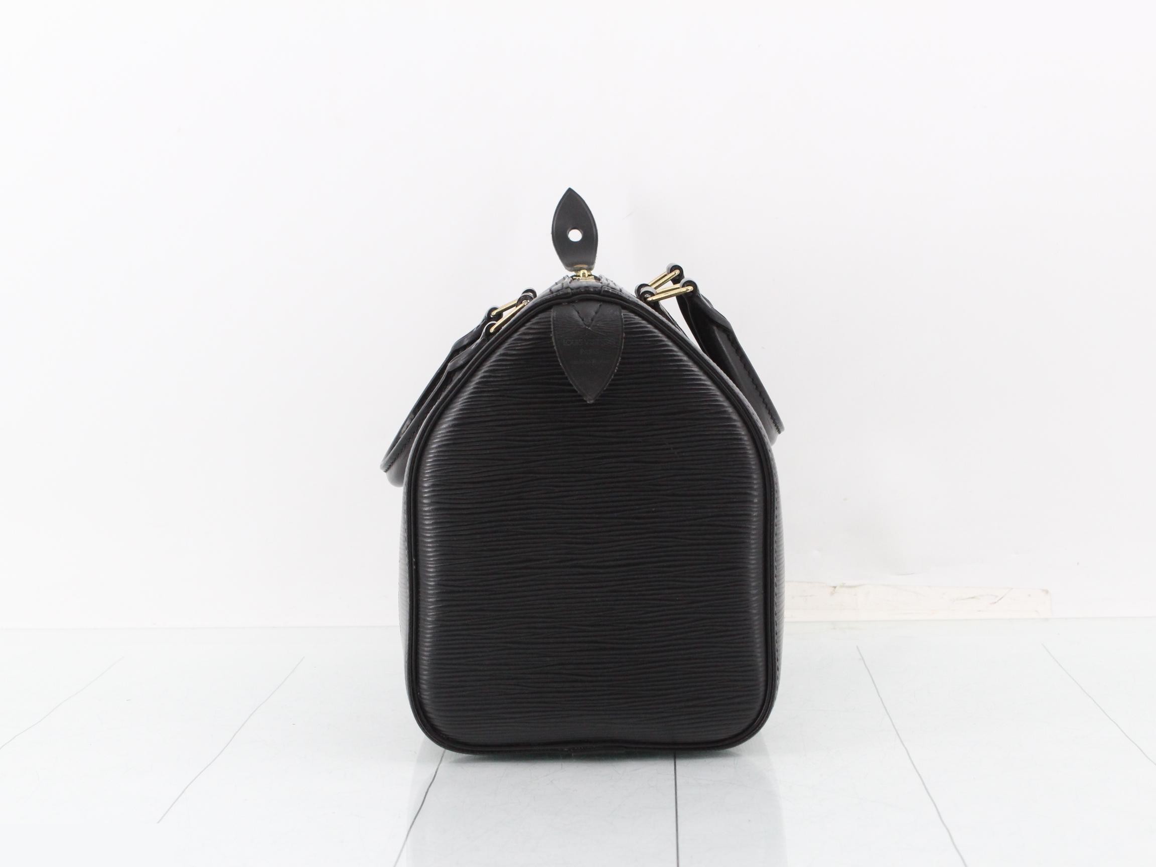 Speedy 25 Noir (with dust bag, key, and key holder) — view 3