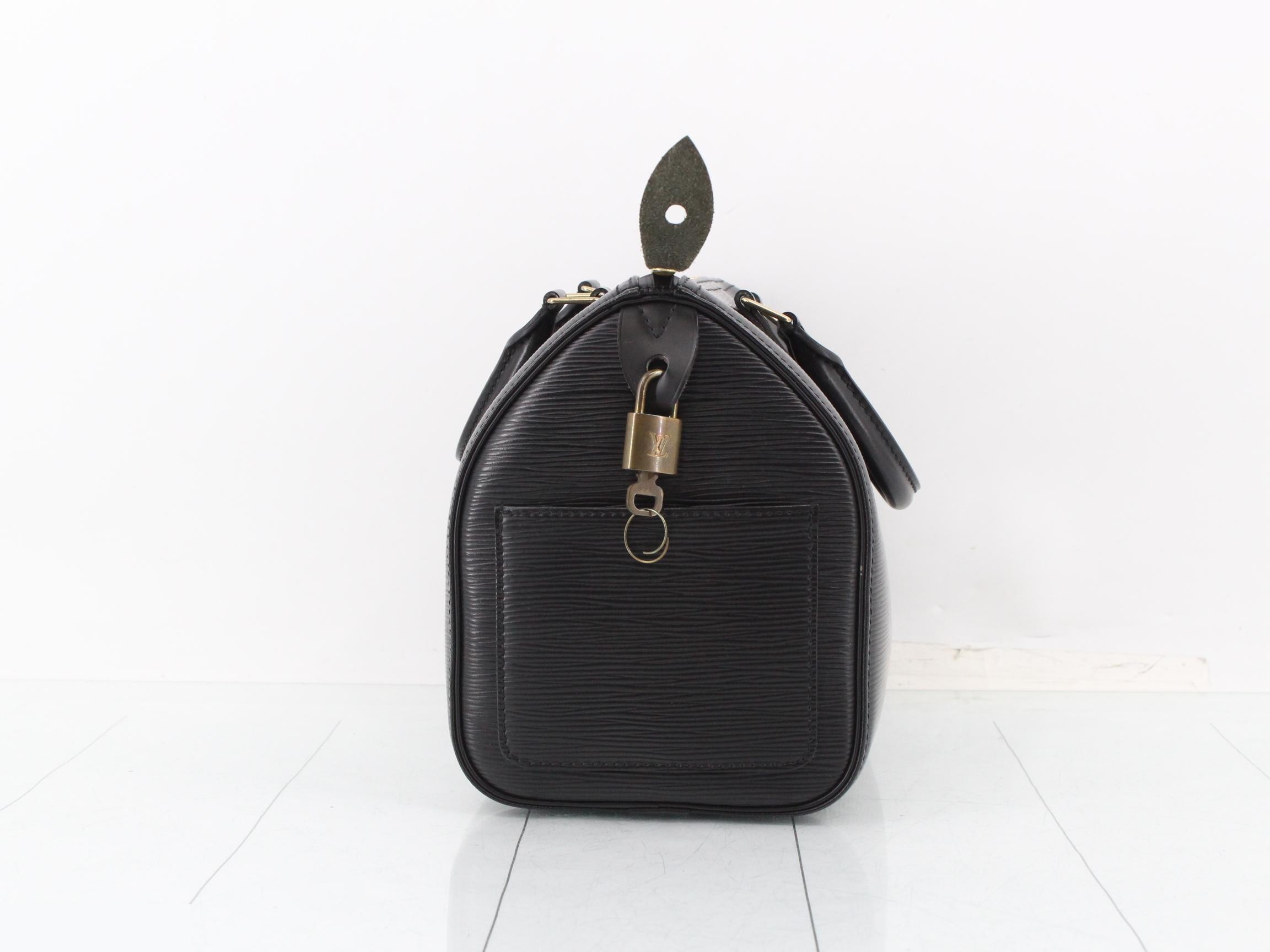 Speedy 25 Noir (with dust bag, key, and key holder) — view 4