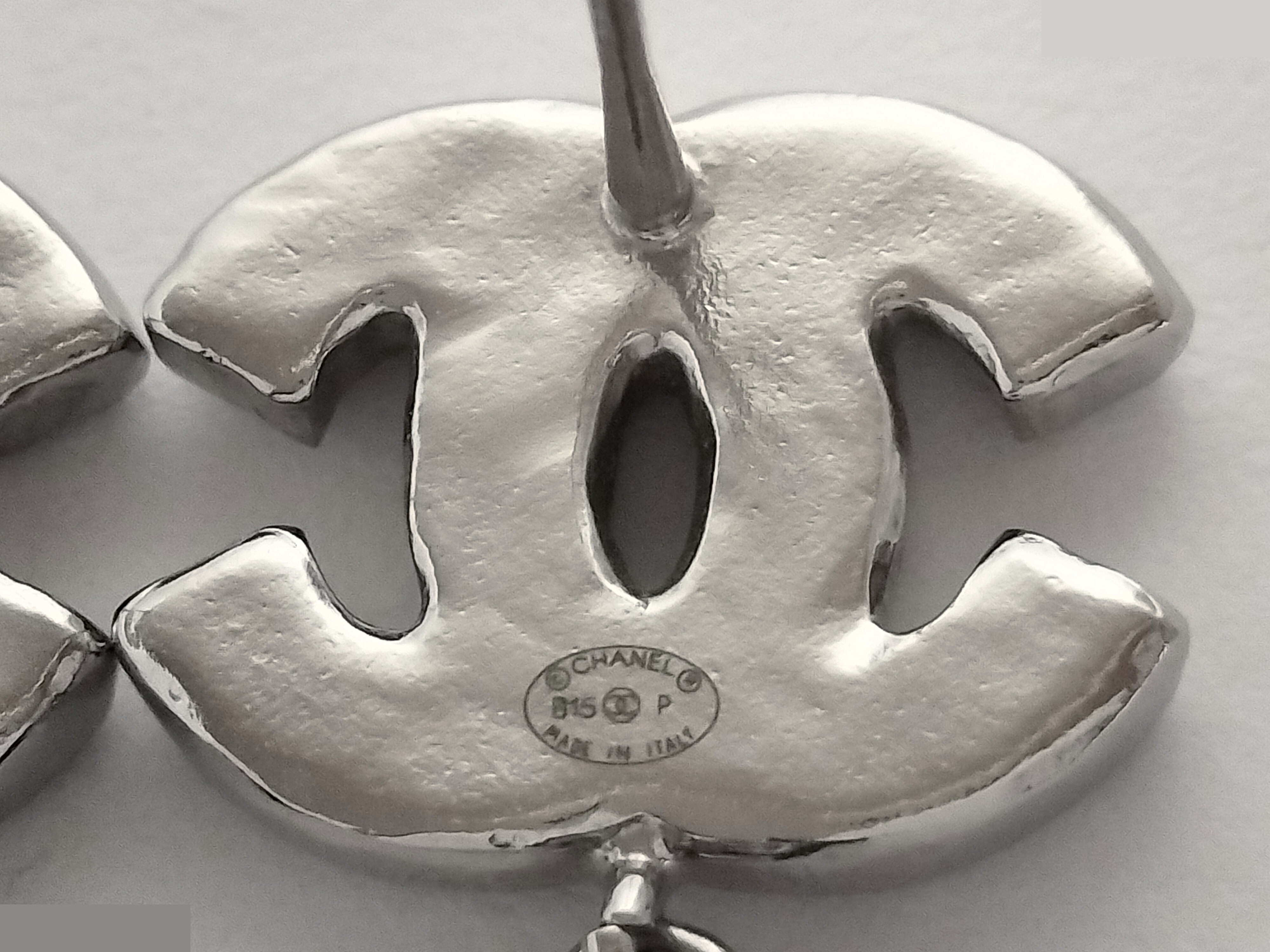 Coco F Pearl Silver Earrings — view 4