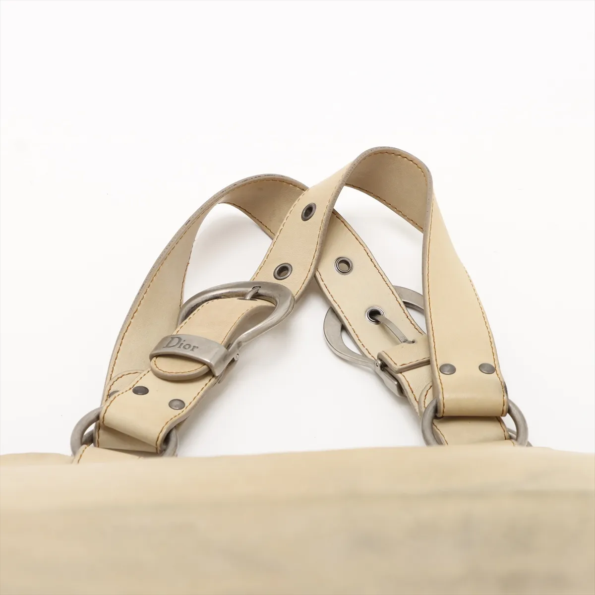 Gaucho Leather Handbag Beige — view 6