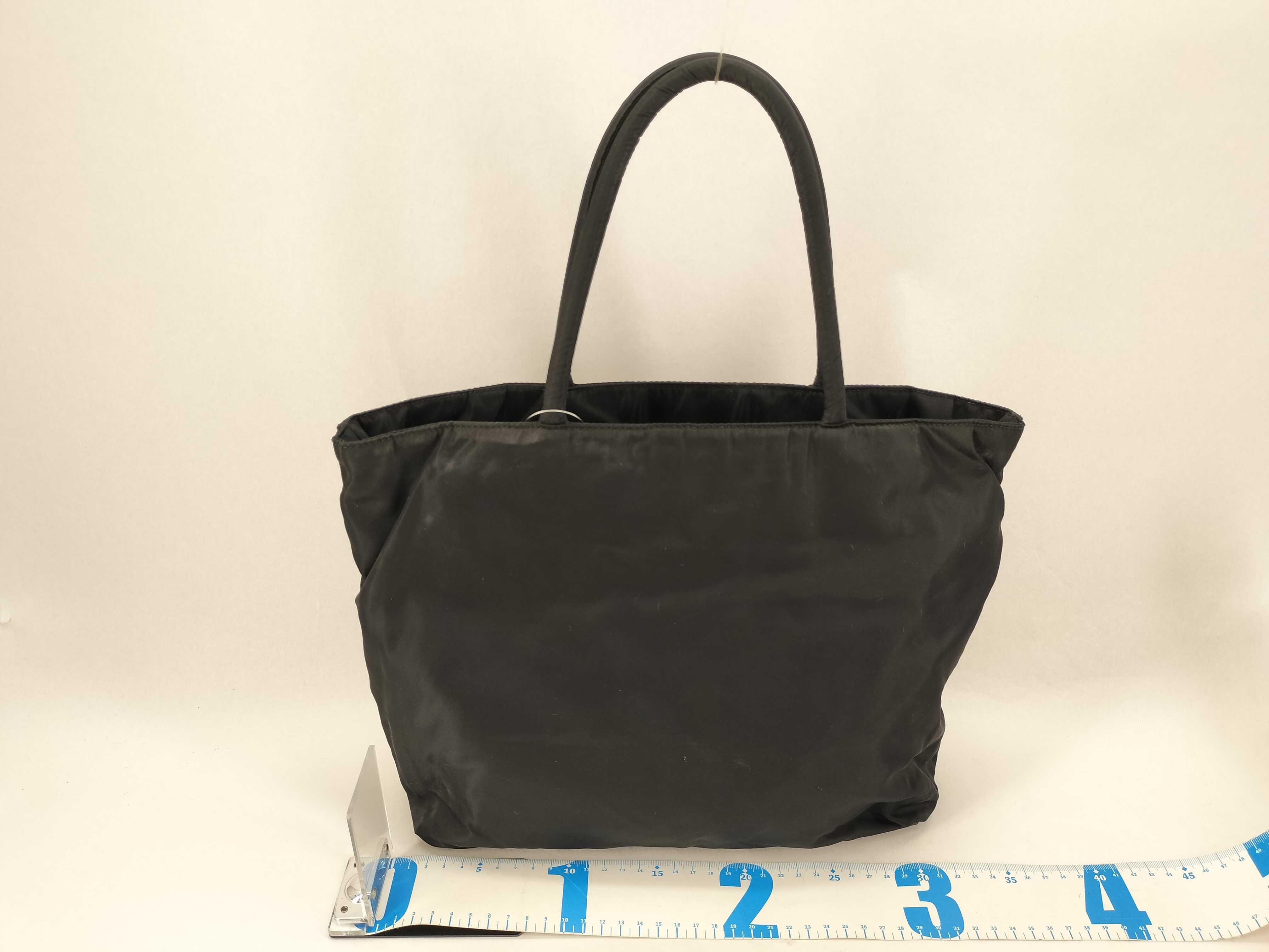 Nylon Black Tote Bag — view 2