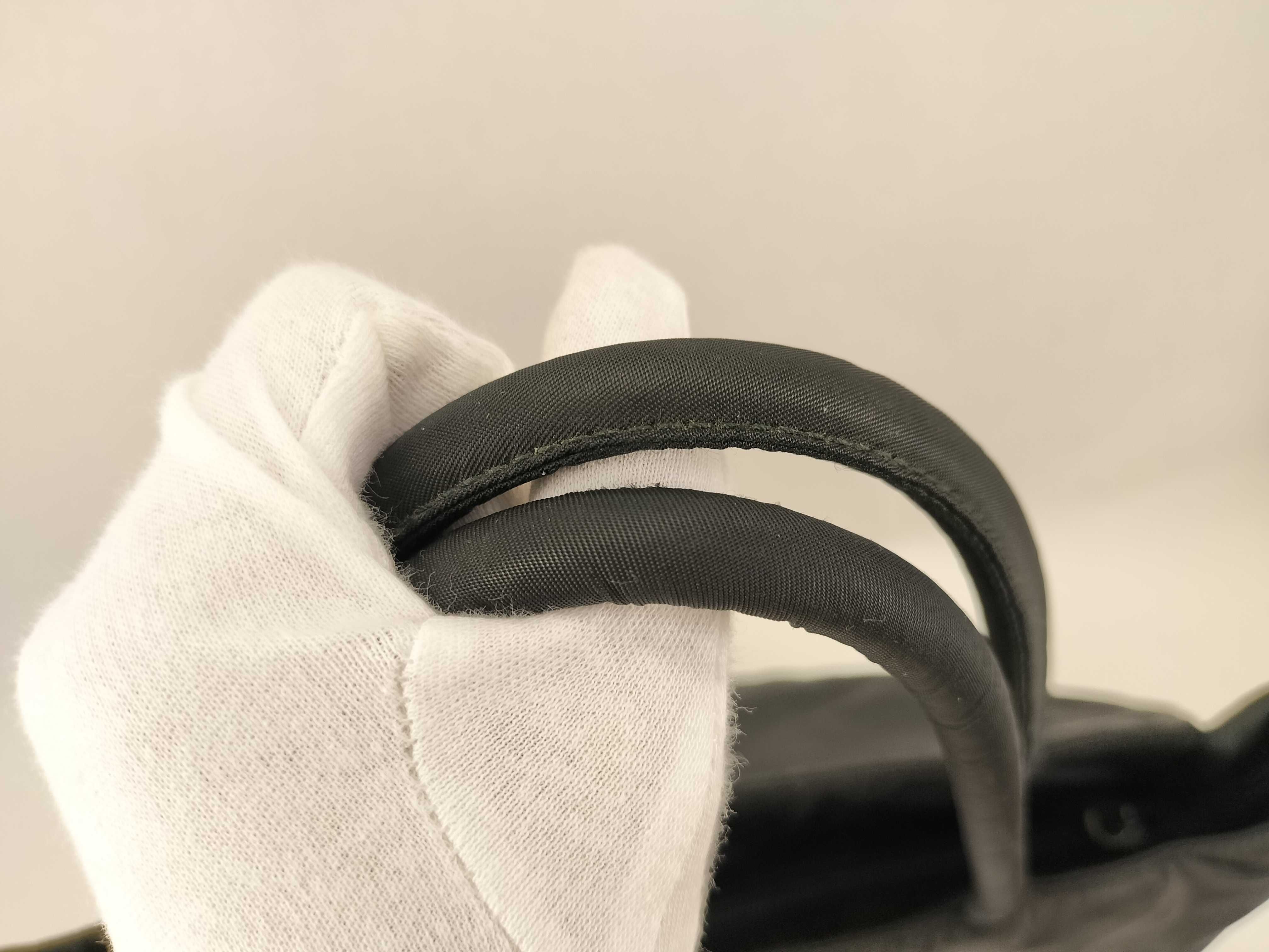 Nylon Black Tote Bag — view 4