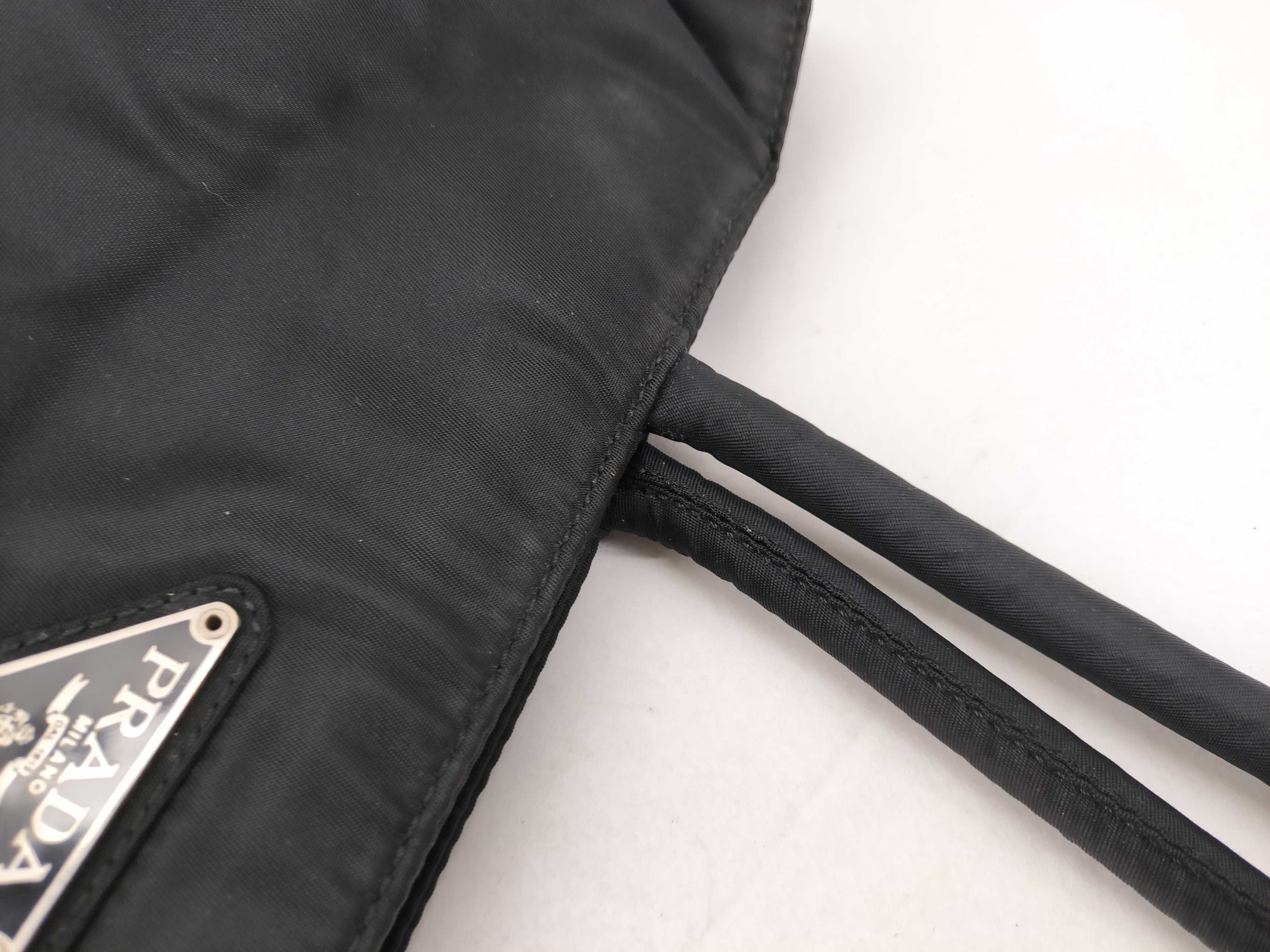 Nylon Black Tote Bag — view 5