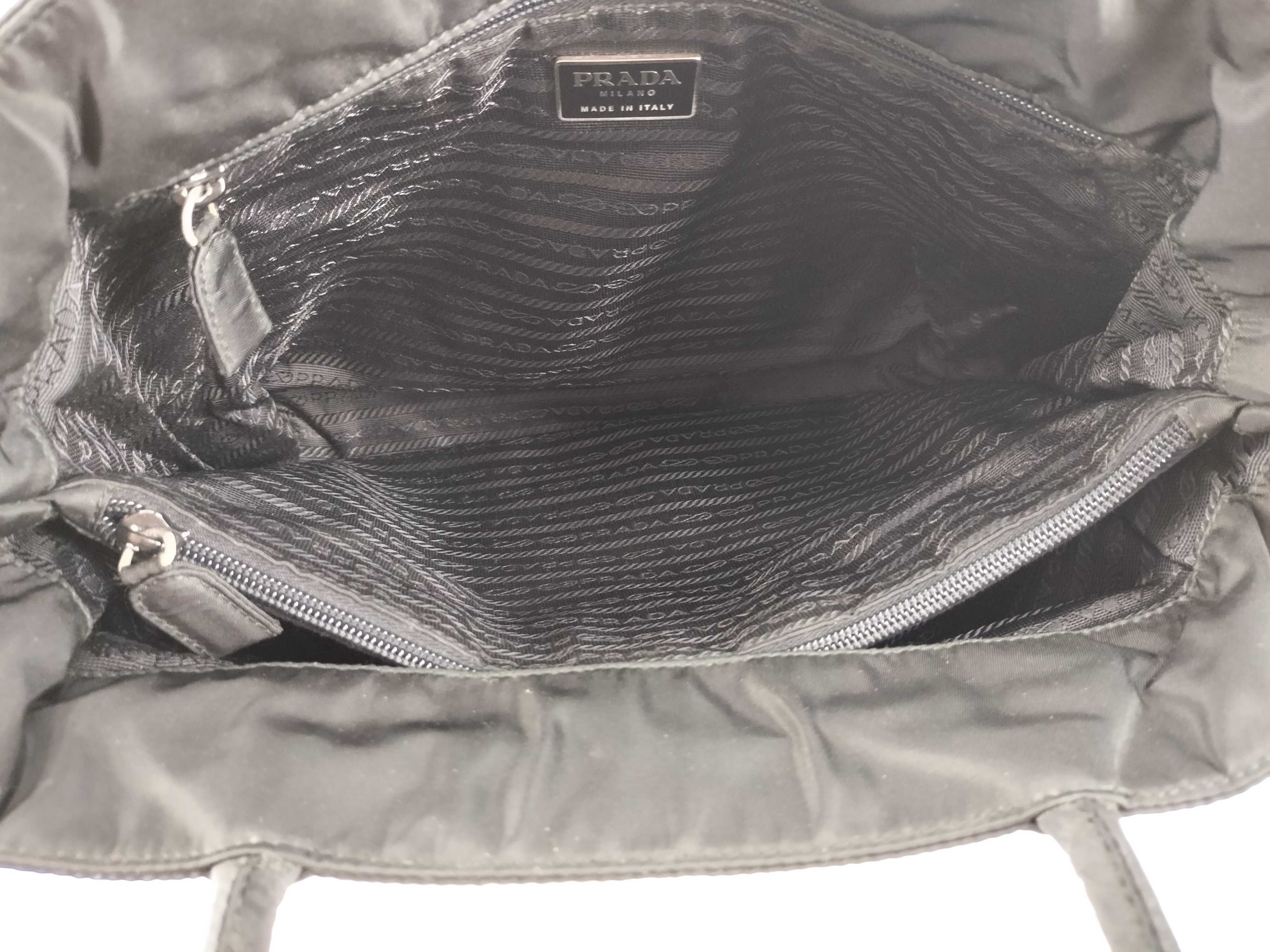 Nylon Black Tote Bag — view 9