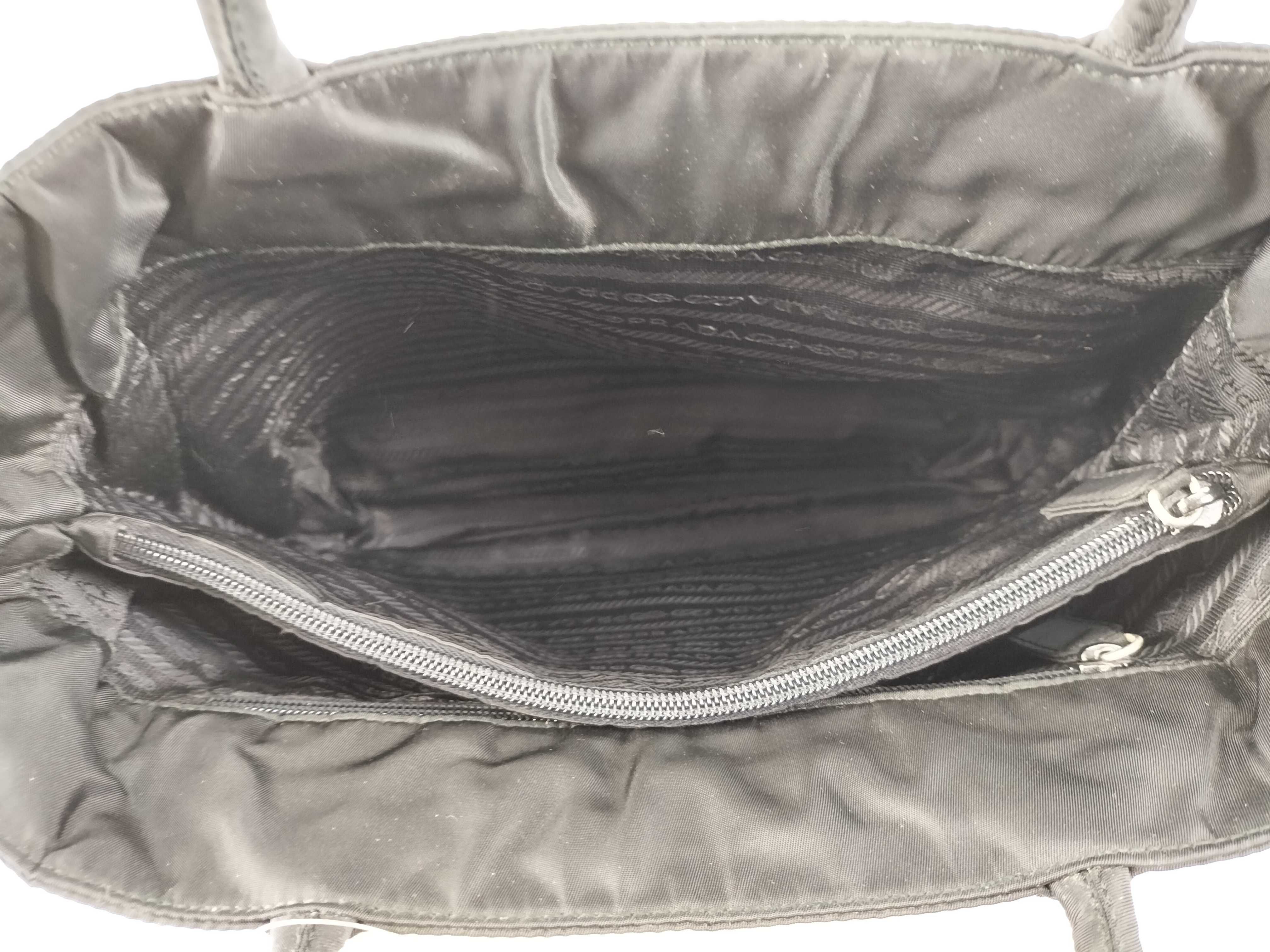 Nylon Black Tote Bag — view 10
