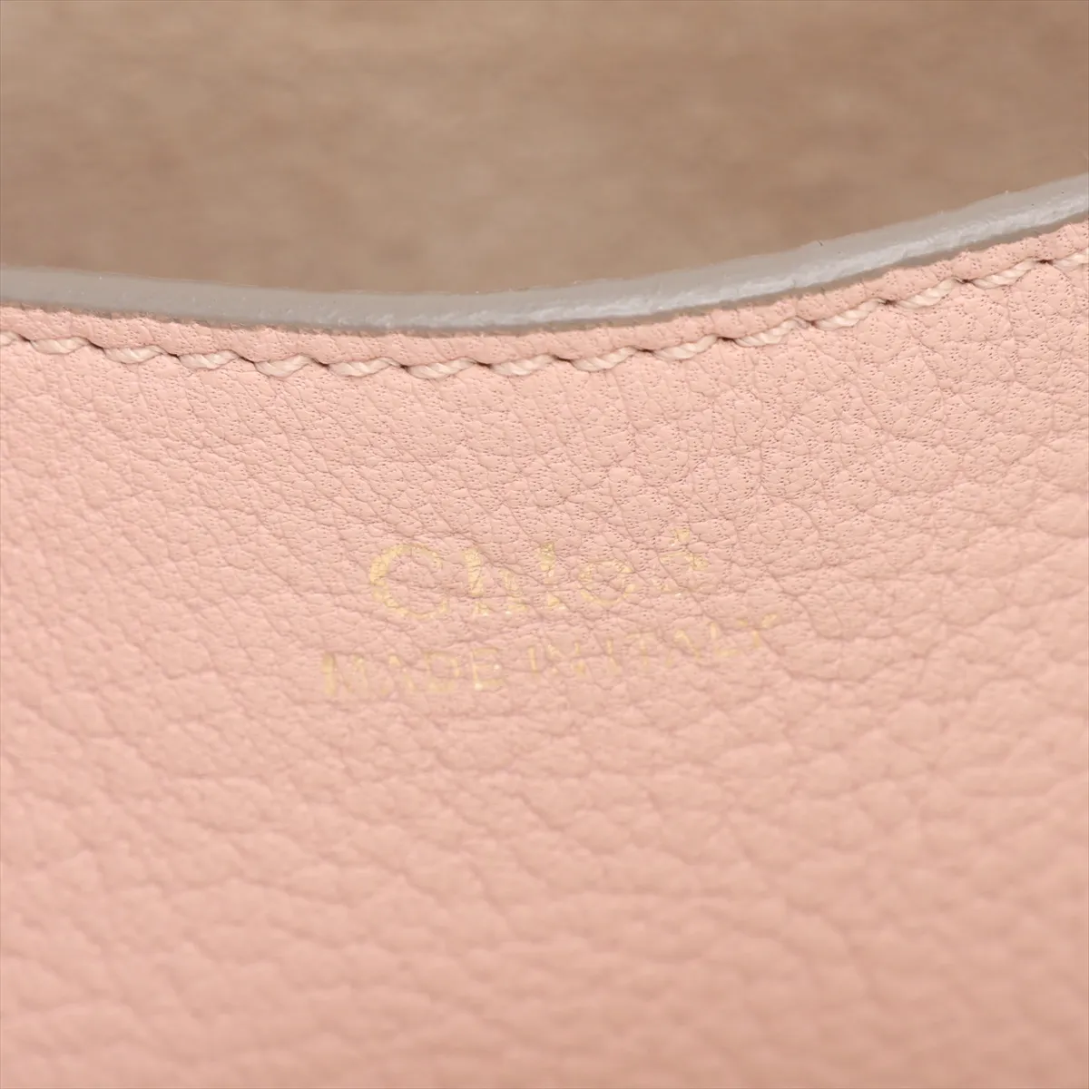 Drew Leather Chain Shoulder Bag, Pink, Outlet — view 8