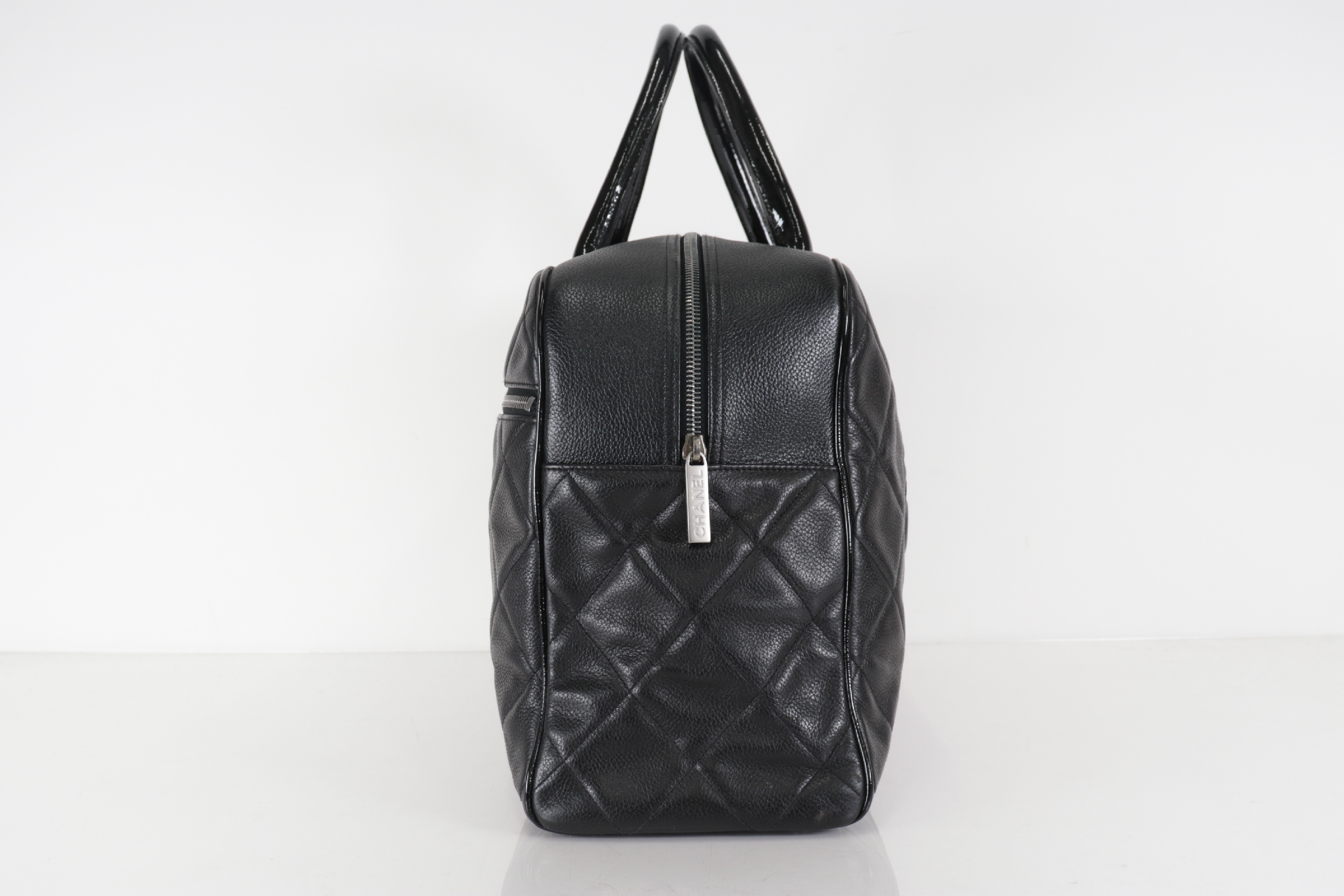 Caviar Logo Boston Bag (No. 6) Shoulder Bag — view 4