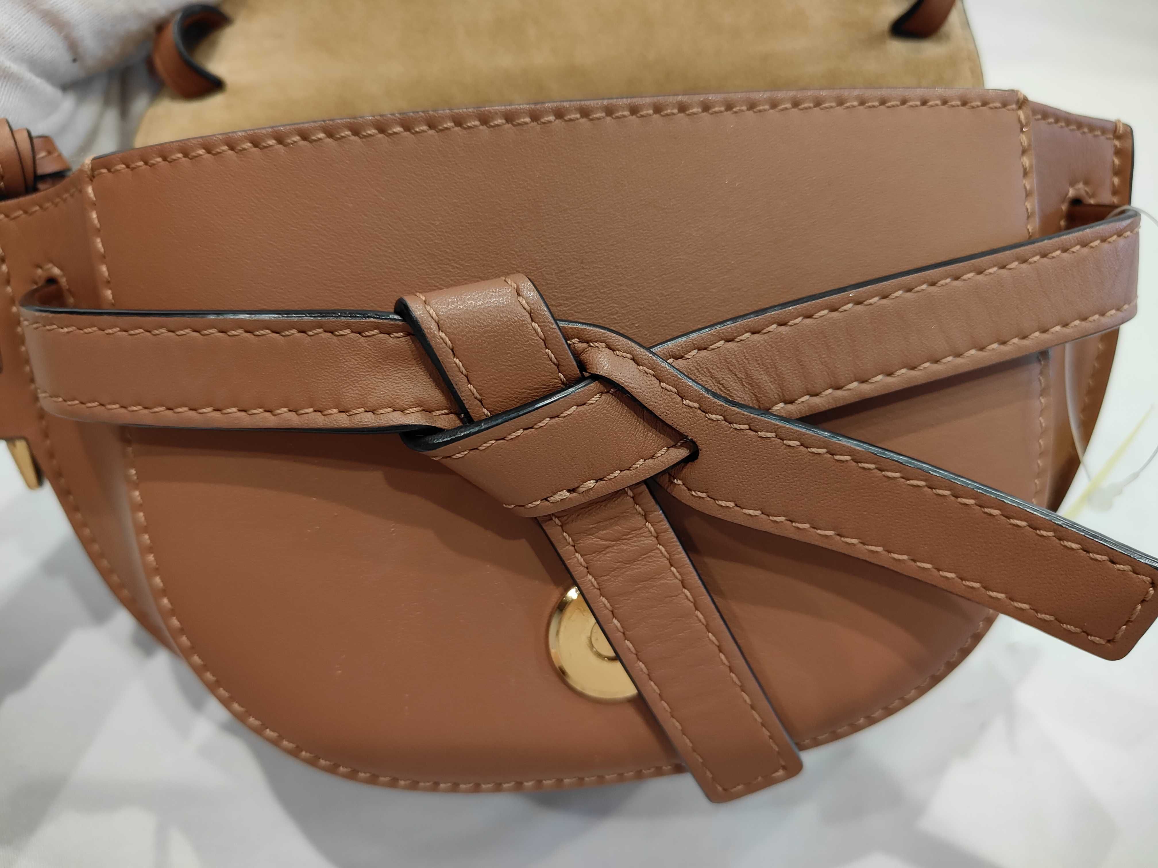 Gate ST strapless brown mini shoulder bag — view 13