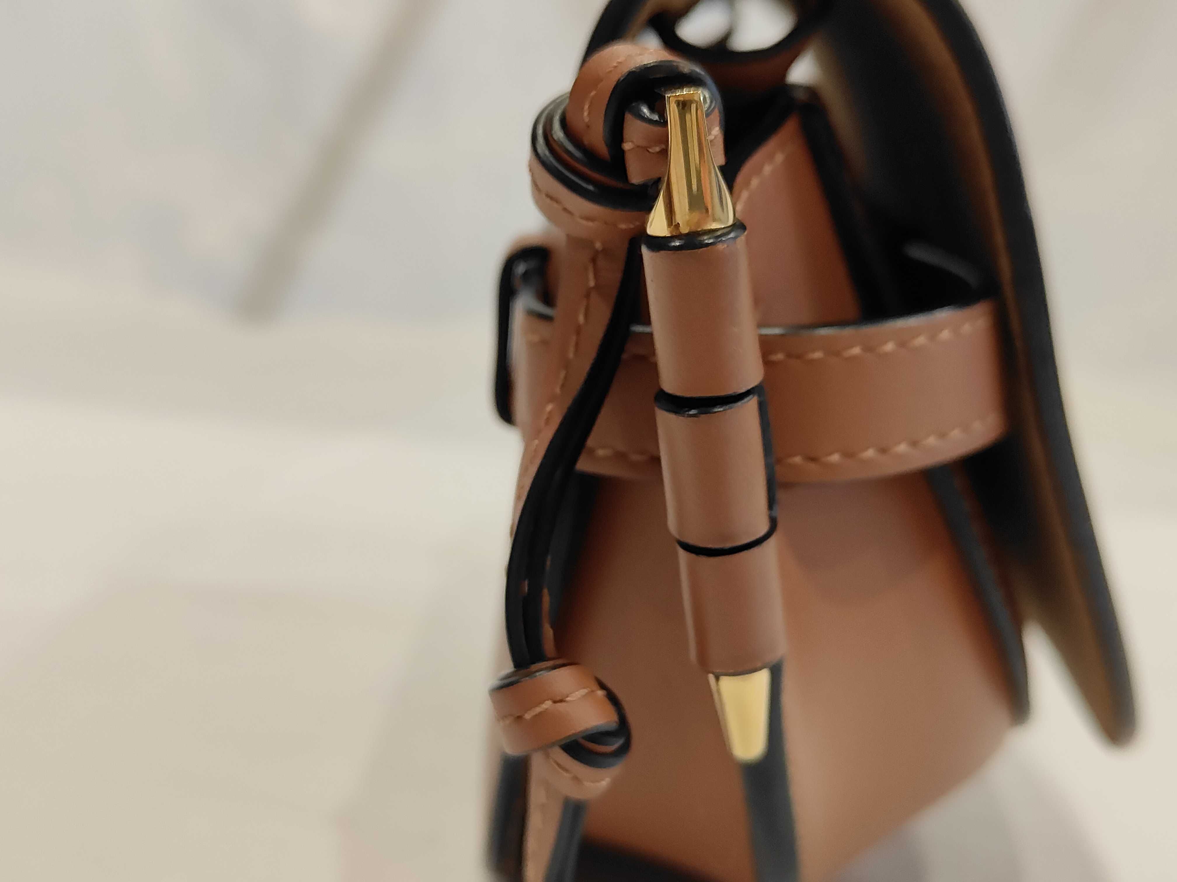 Gate ST strapless brown mini shoulder bag — view 8