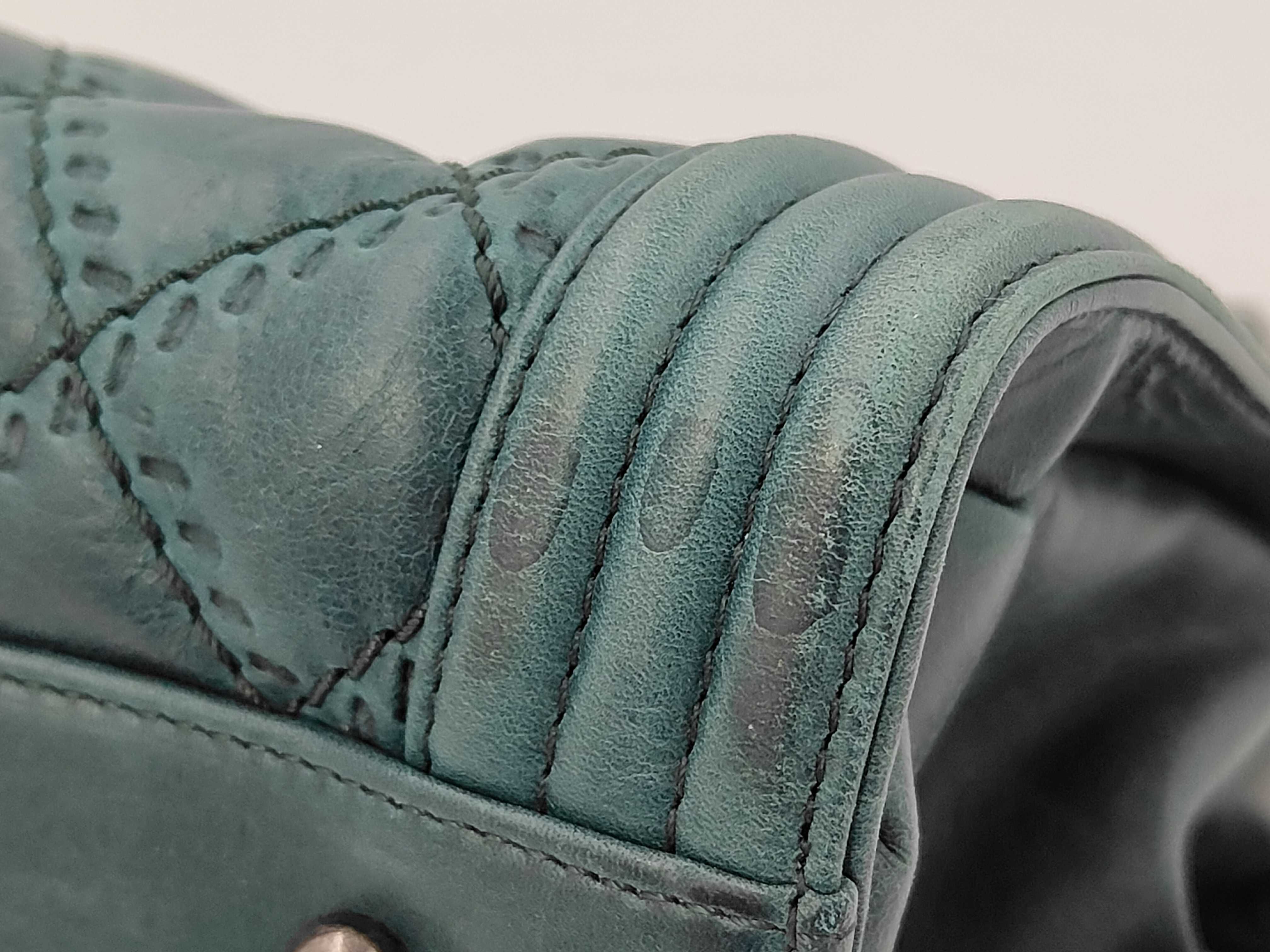 green shoulder bag — view 4