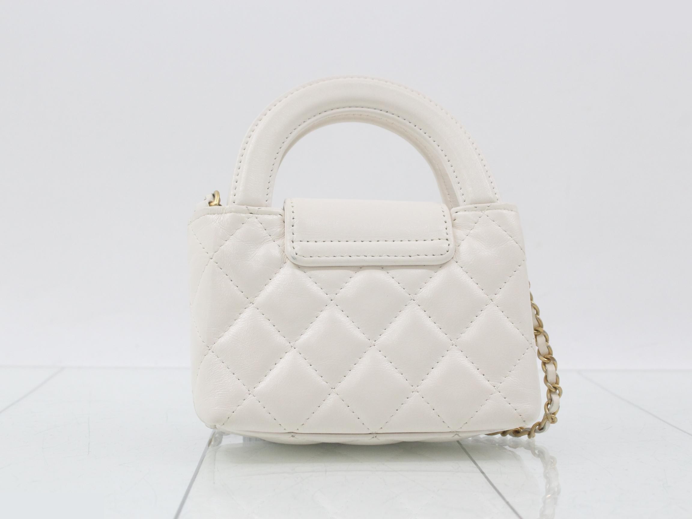 Matelassé handbag / chain shoulder bag (2-way) — view 2