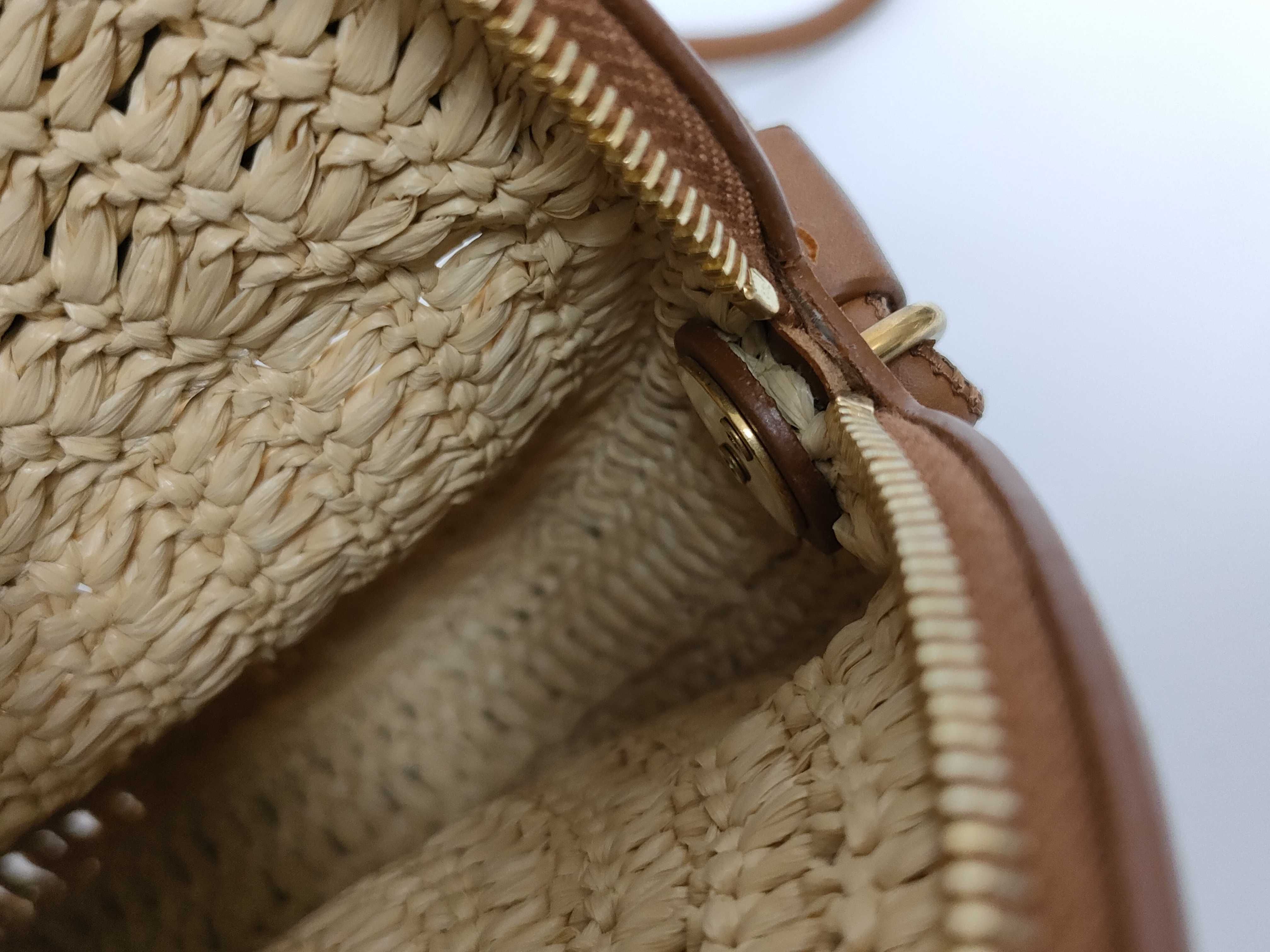Round Raffia Shoulder Bag — view 11