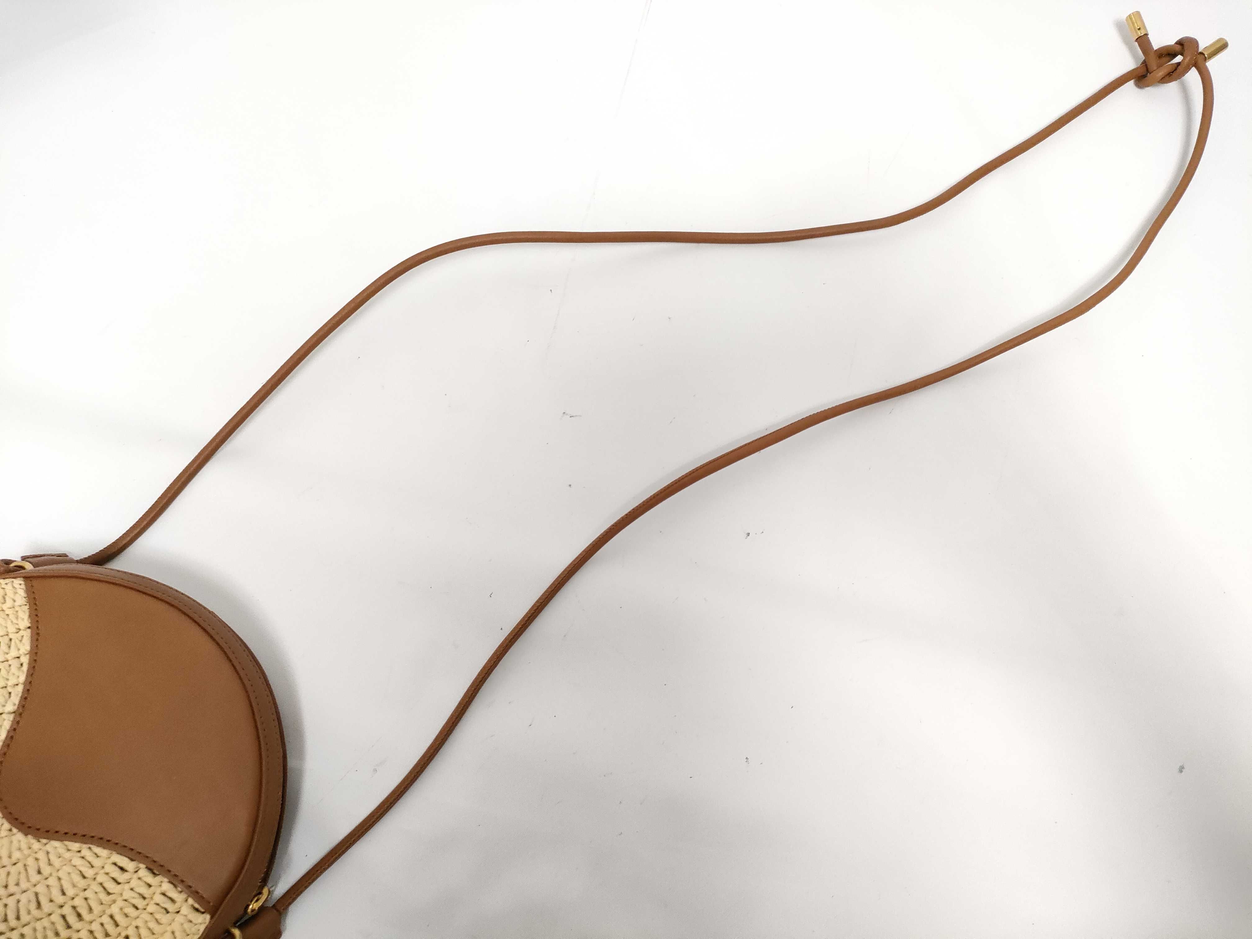 Round Raffia Shoulder Bag — view 7